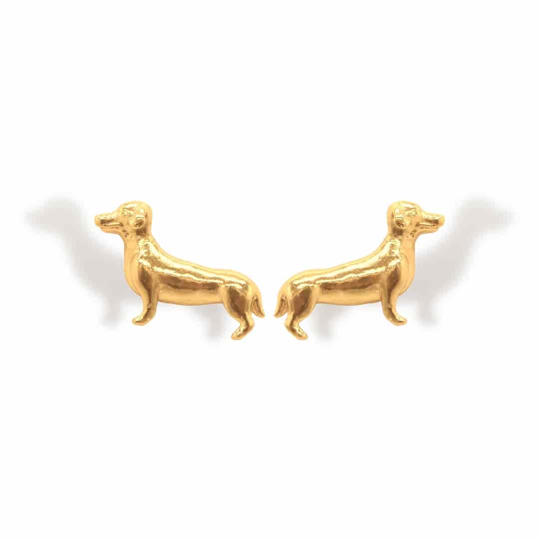 Aretes de Perros Salchichas - miniatura 1