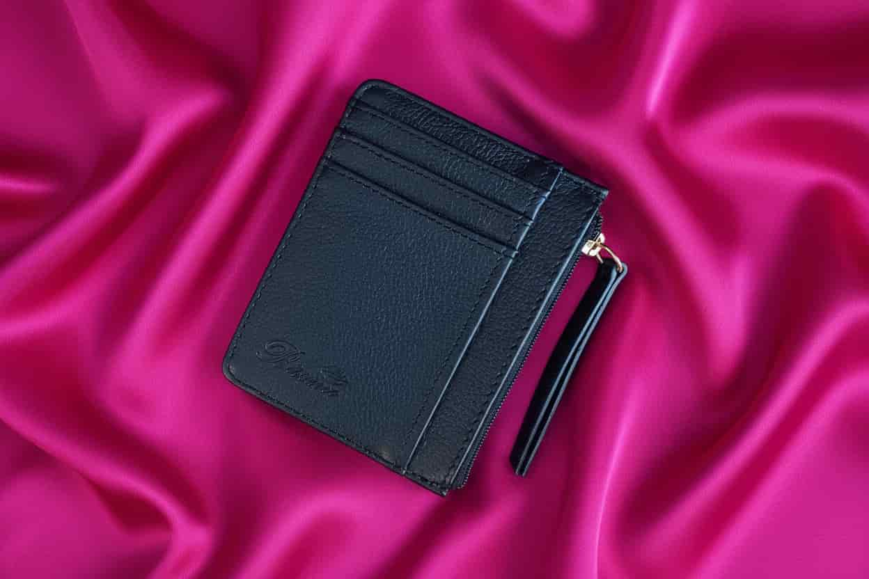 Card holder  cuero puro negro  bésame - miniatura 2