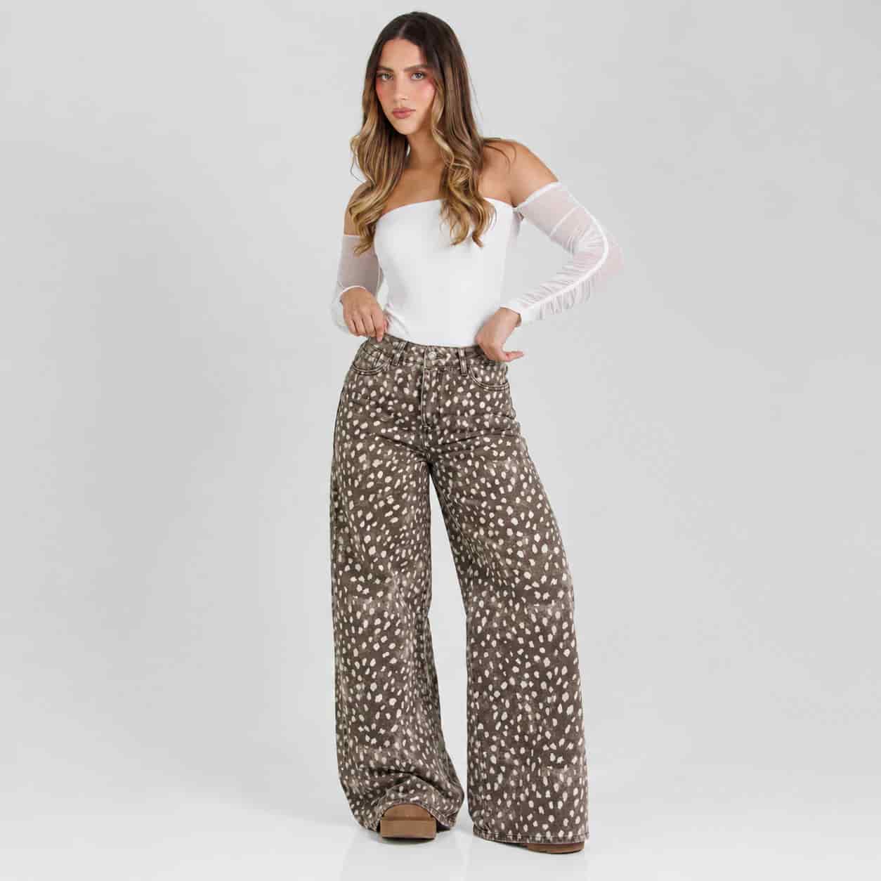 Jean Wide Leg Premium ax-3148 Licrado - miniatura 1