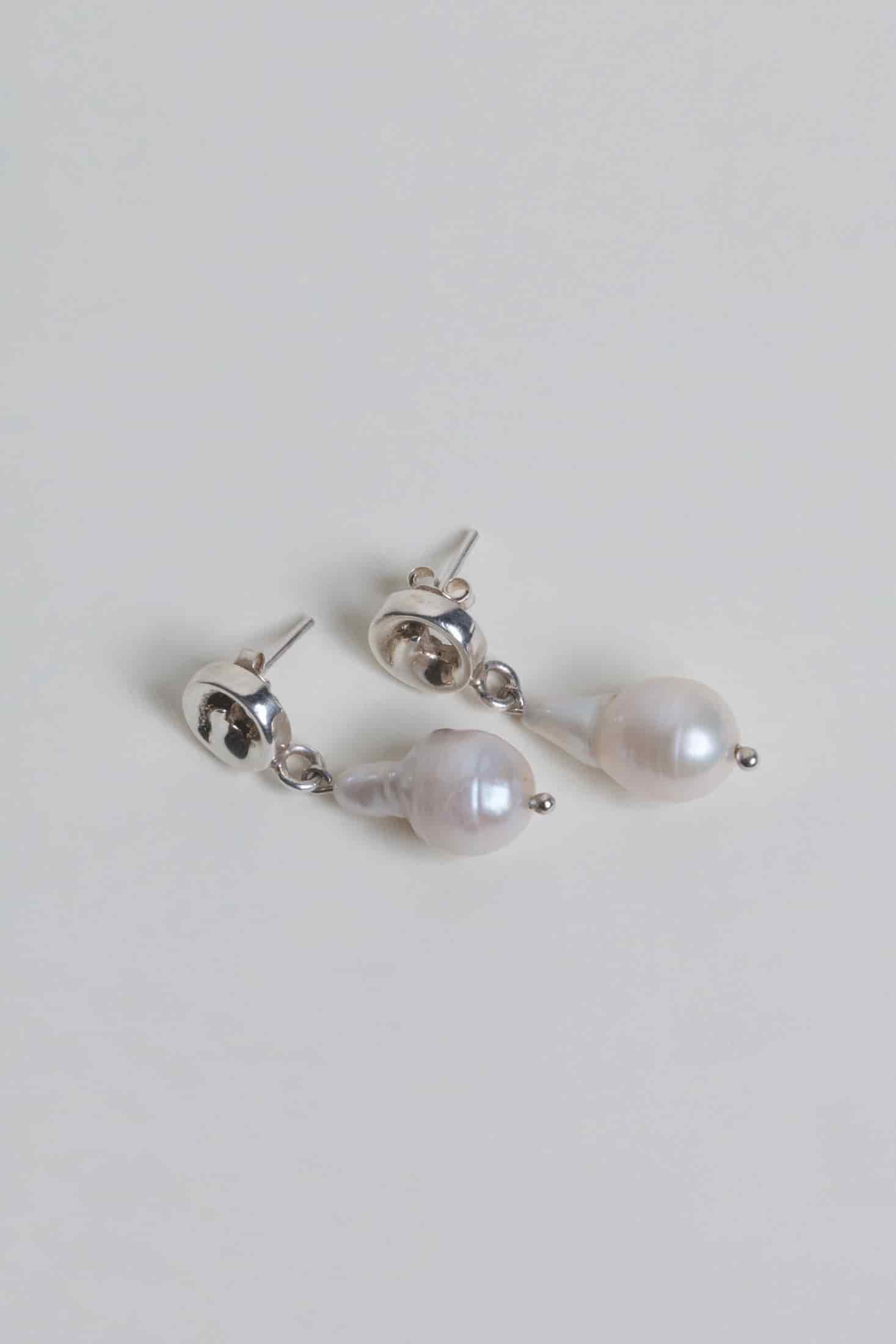 Aretes Rollitos Midi Perla - miniatura 3