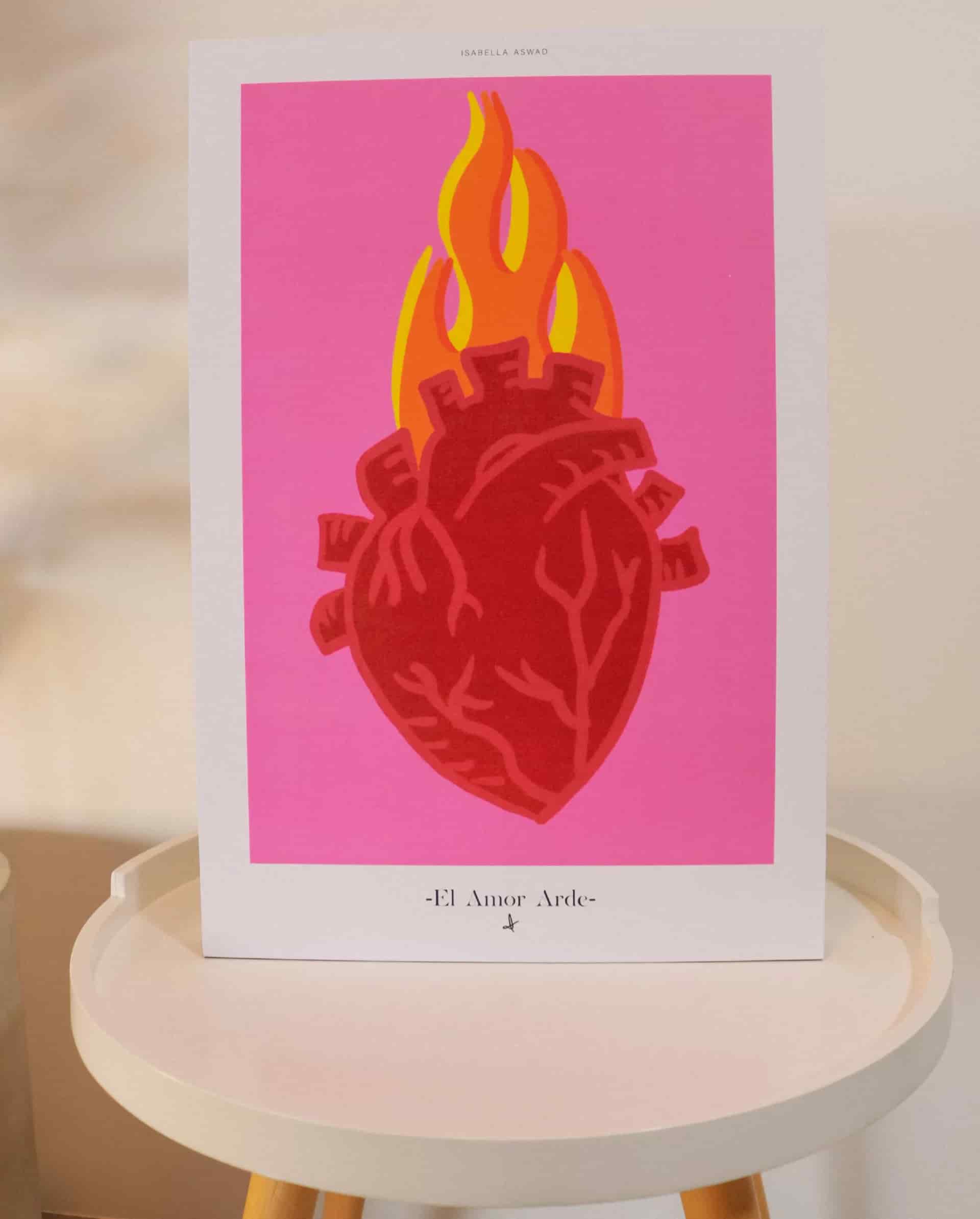 Poster “El amor arde” - miniatura 2