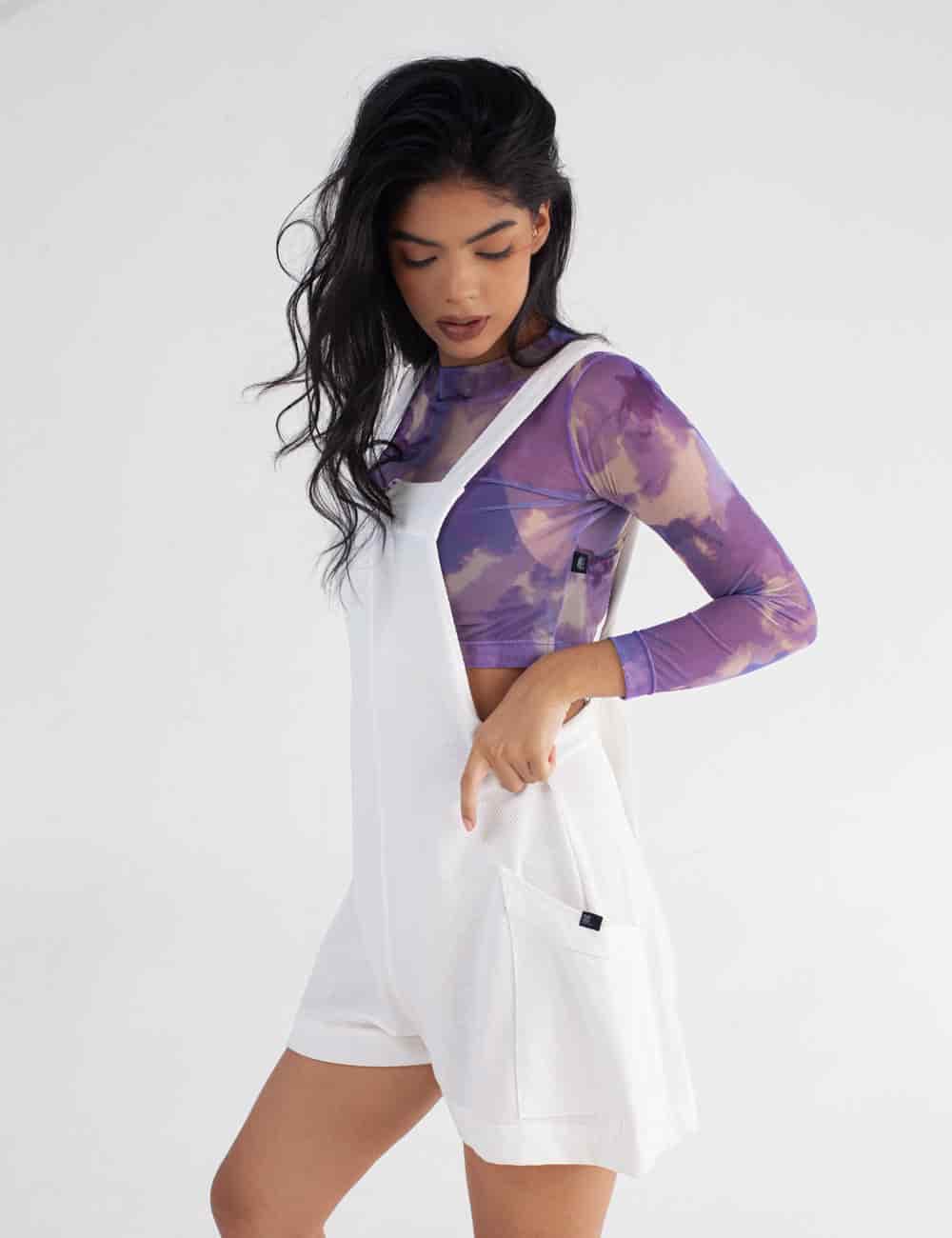 Romper Tirantas Haoma crudo Mujer - miniatura 5