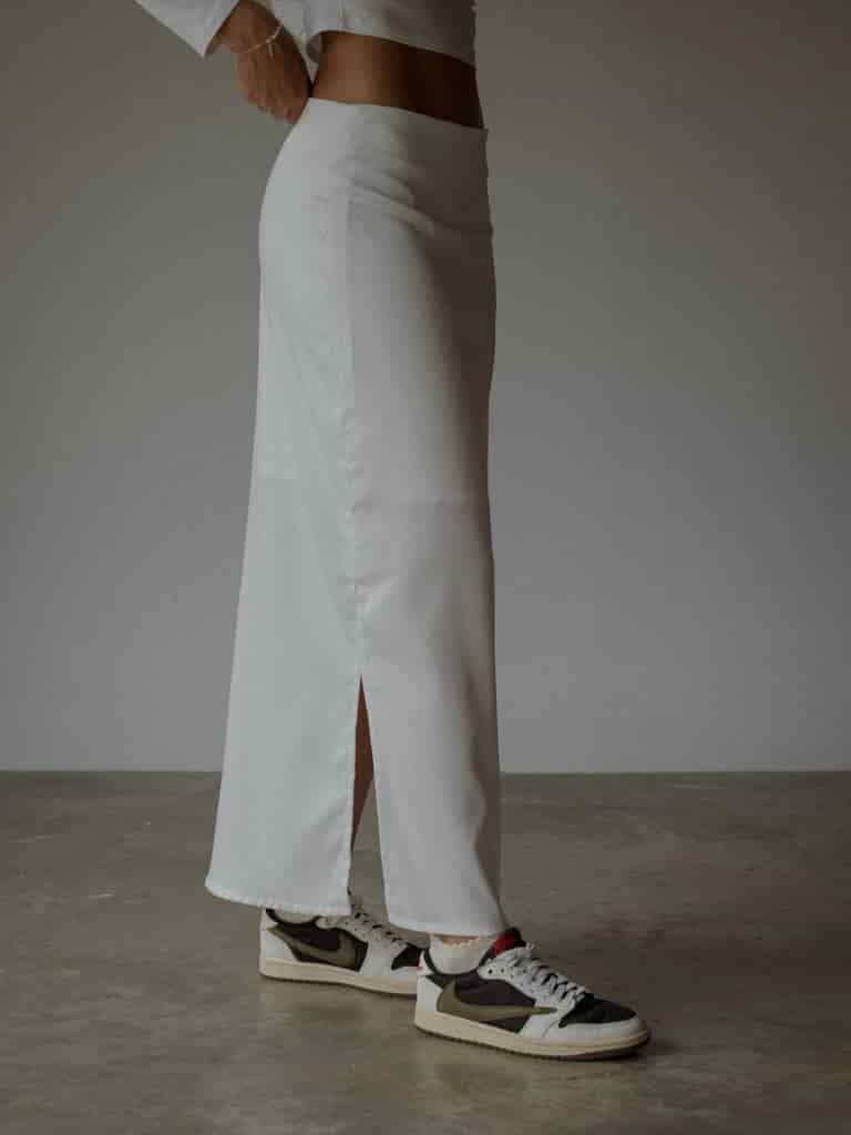 LONG CORE SKIRT  - SOFT WHITE - miniatura 11