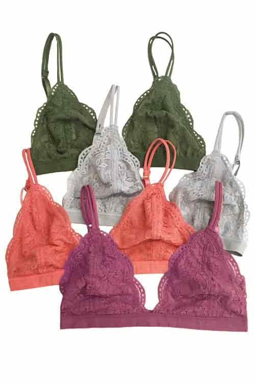 Lace Triangle Bralette - miniatura 7