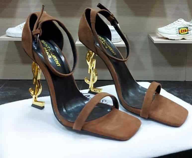 TACONES YSL CAFE - miniatura 1