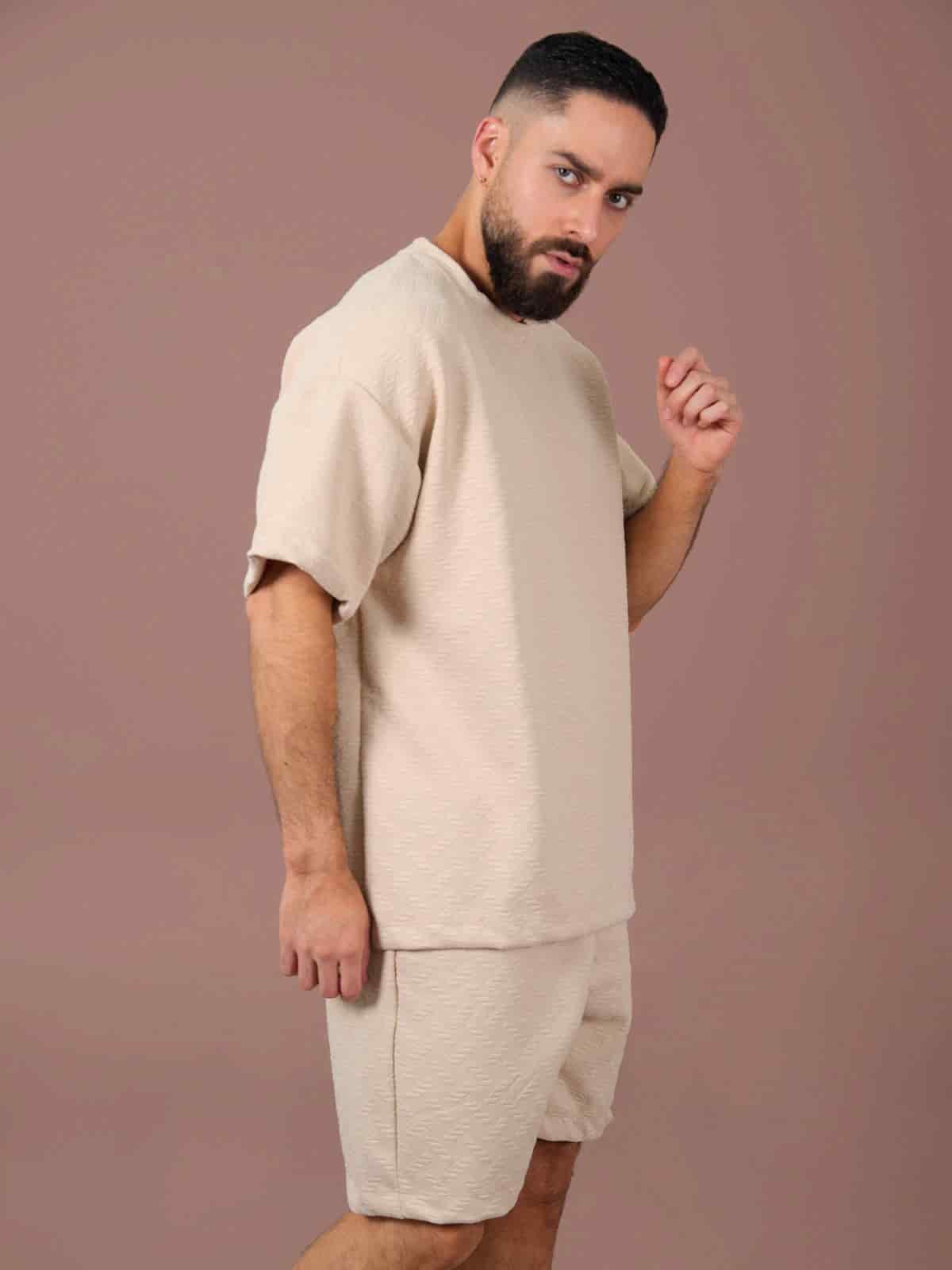 set mucura hombre beige - miniatura 3