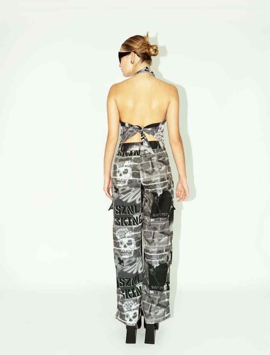 Women’s Cargo Pants in Halftone - miniatura 3