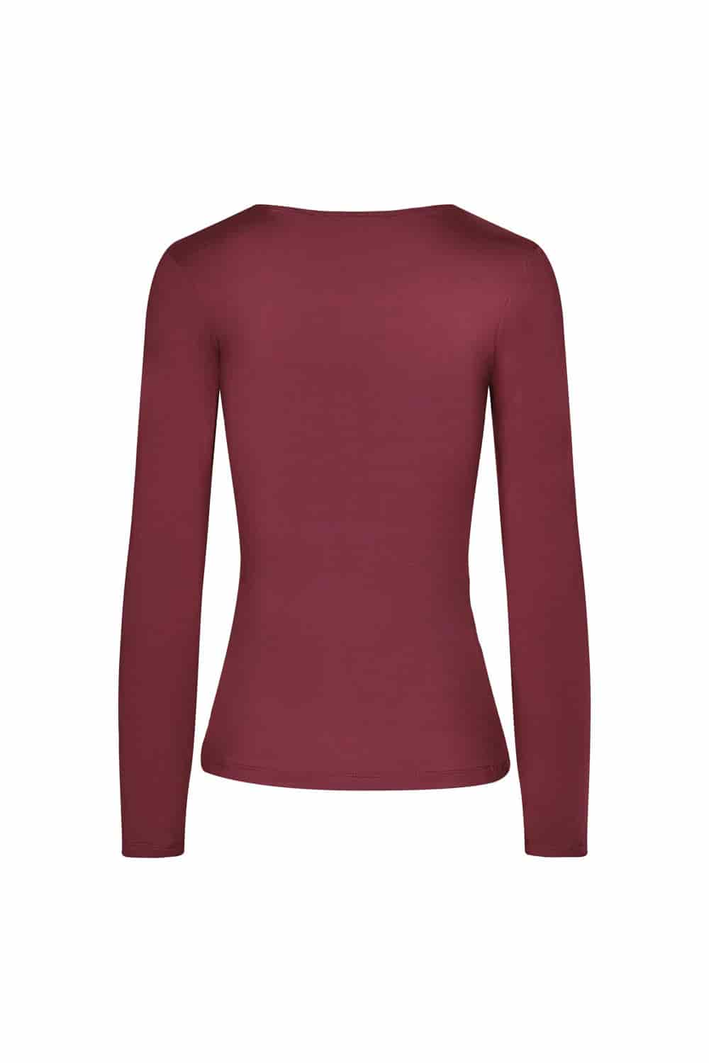 Blusa hana vinotinto - miniatura 5