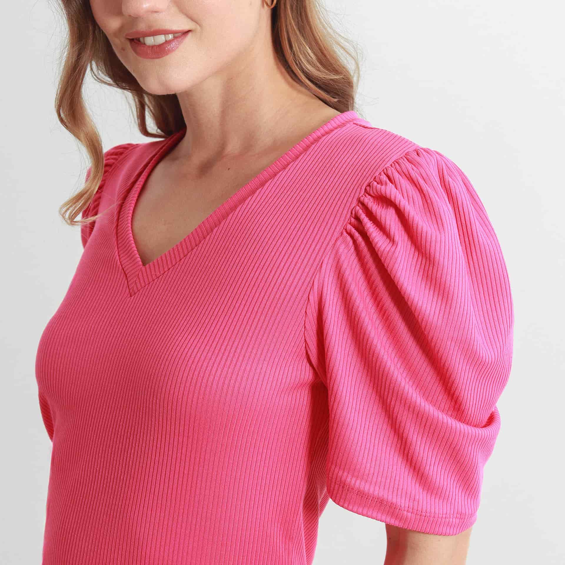 Camiseta Cuello V Manga Corta - miniatura 4