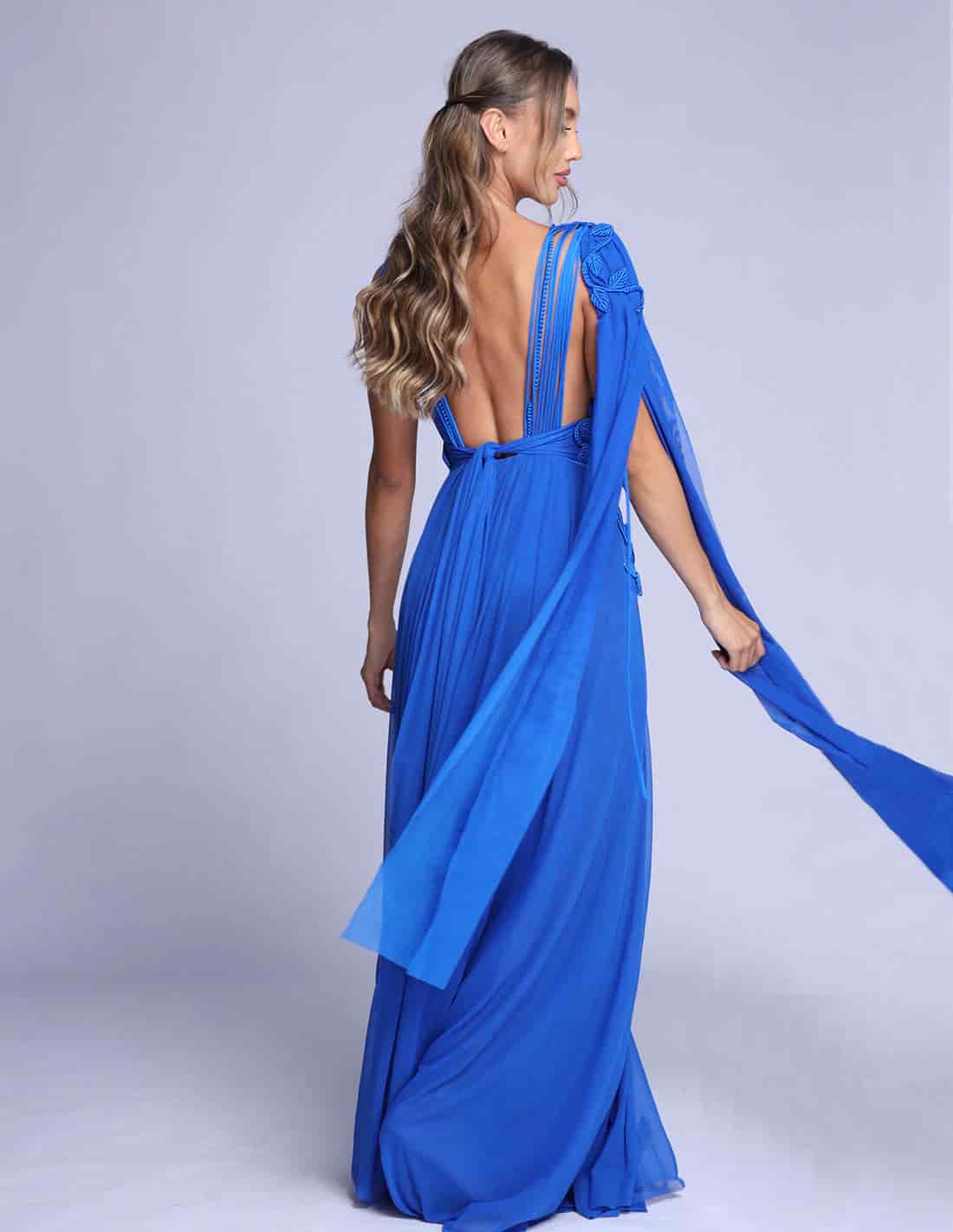 Vestido Copérnico Azul Rey - miniatura 2