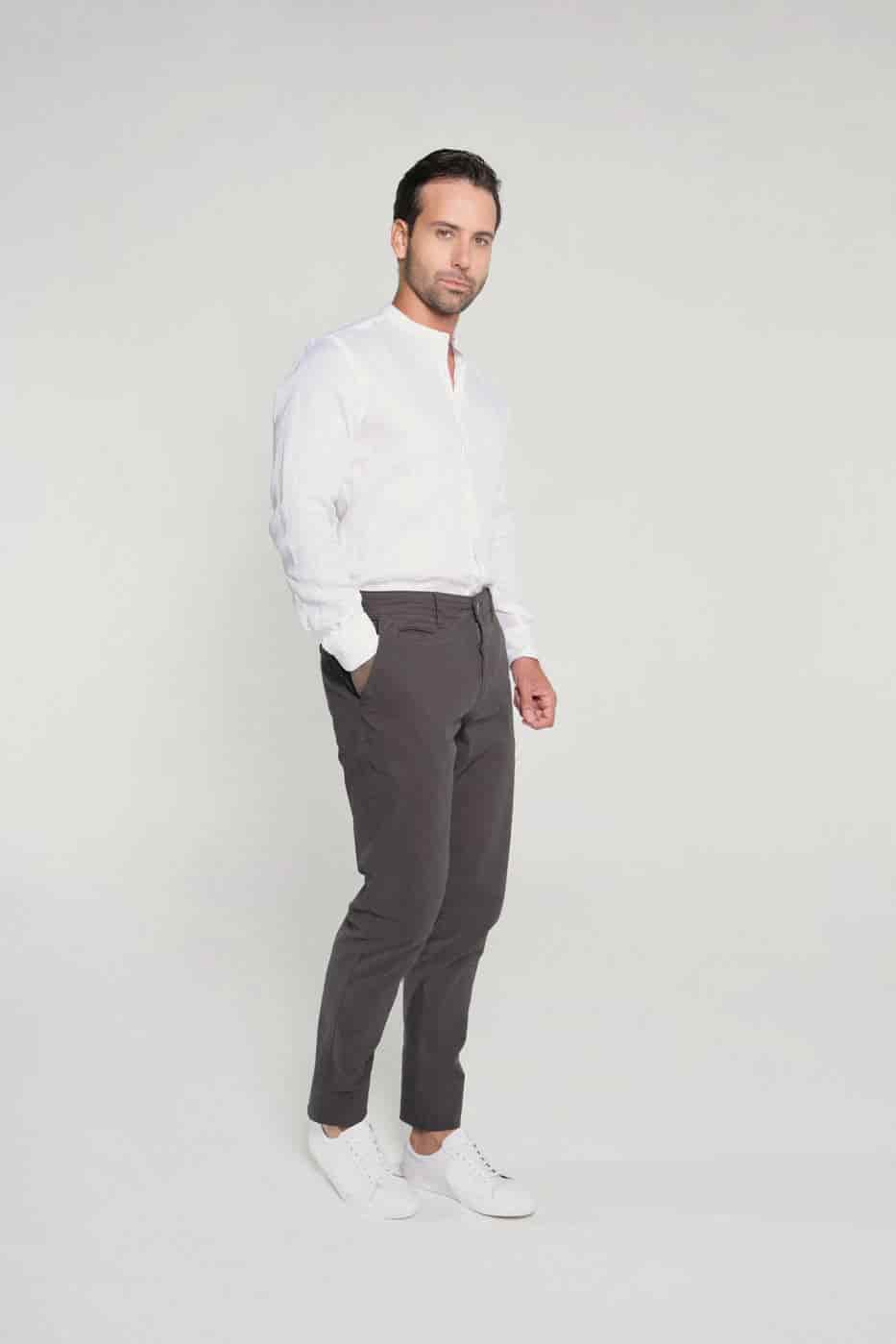 Camisa Classic Neru Lino Blanco - miniatura 2