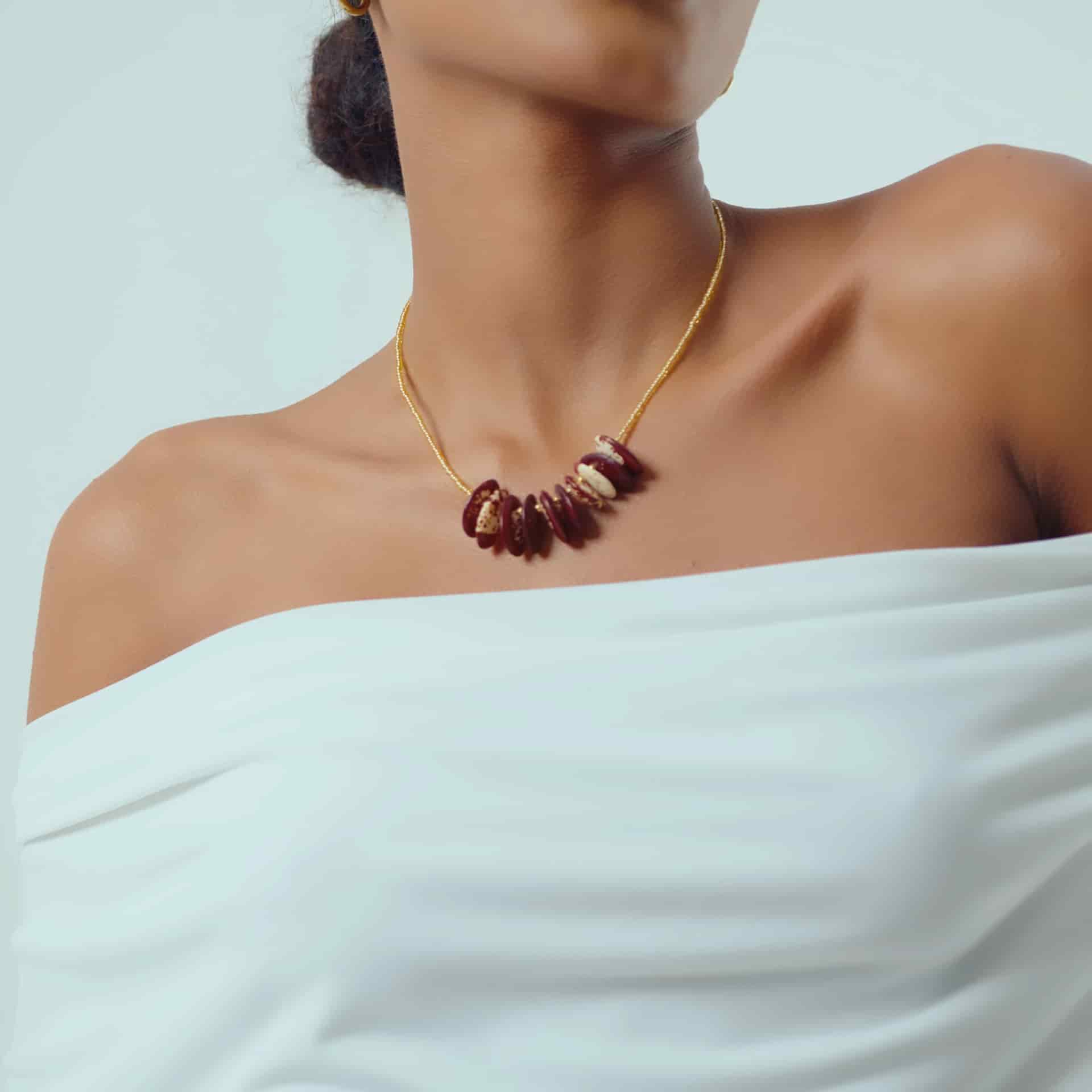 Collar Arado Frijol Rojo - miniatura 3