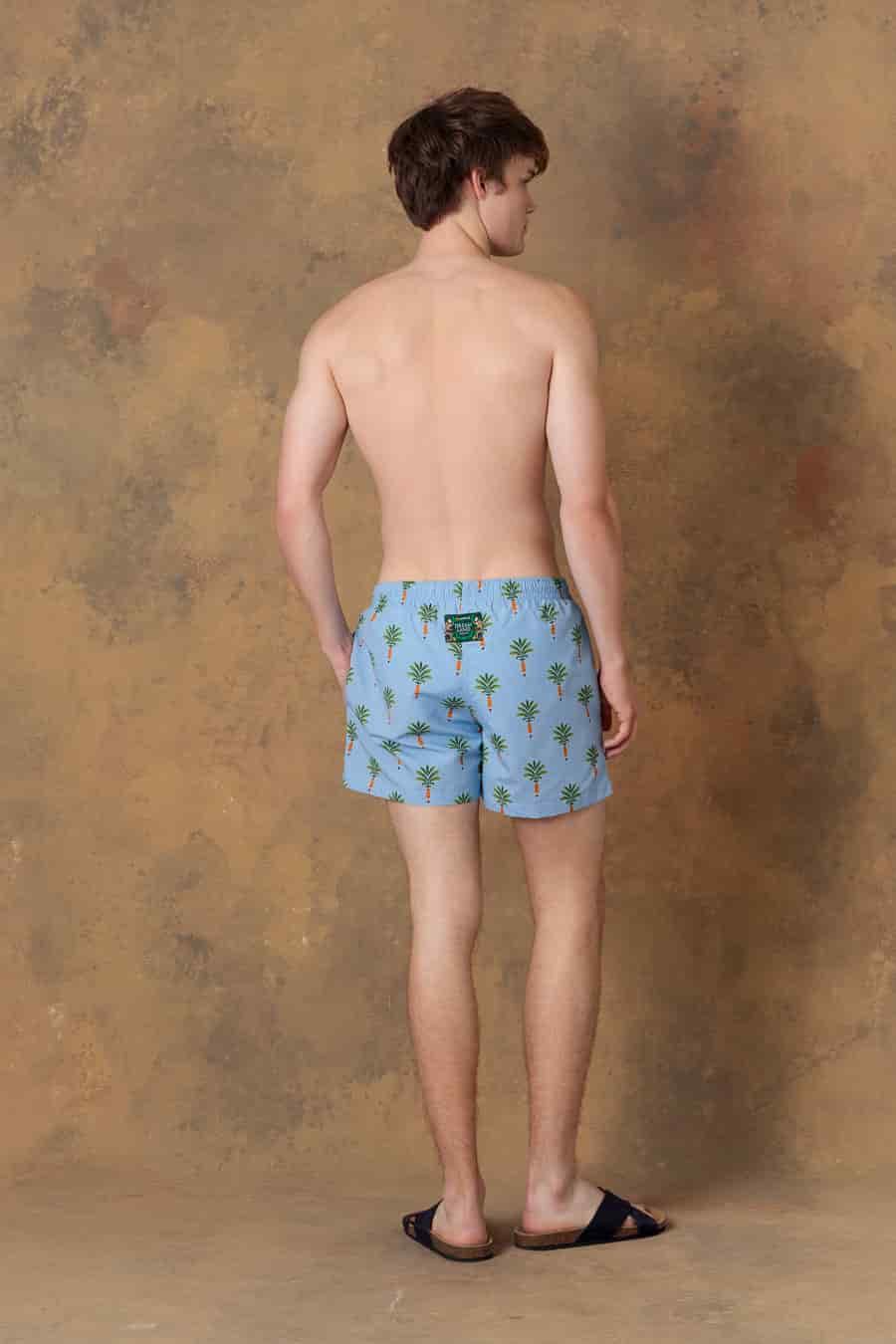 Men's swim trunk orfeo light blue - miniatura 2