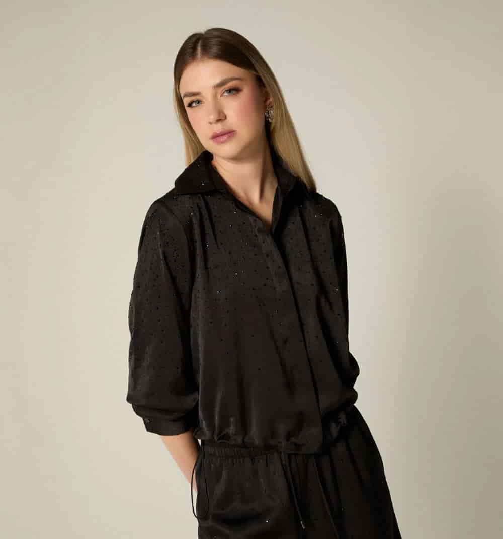 Blusa manga larga  con hot fix - miniatura 8