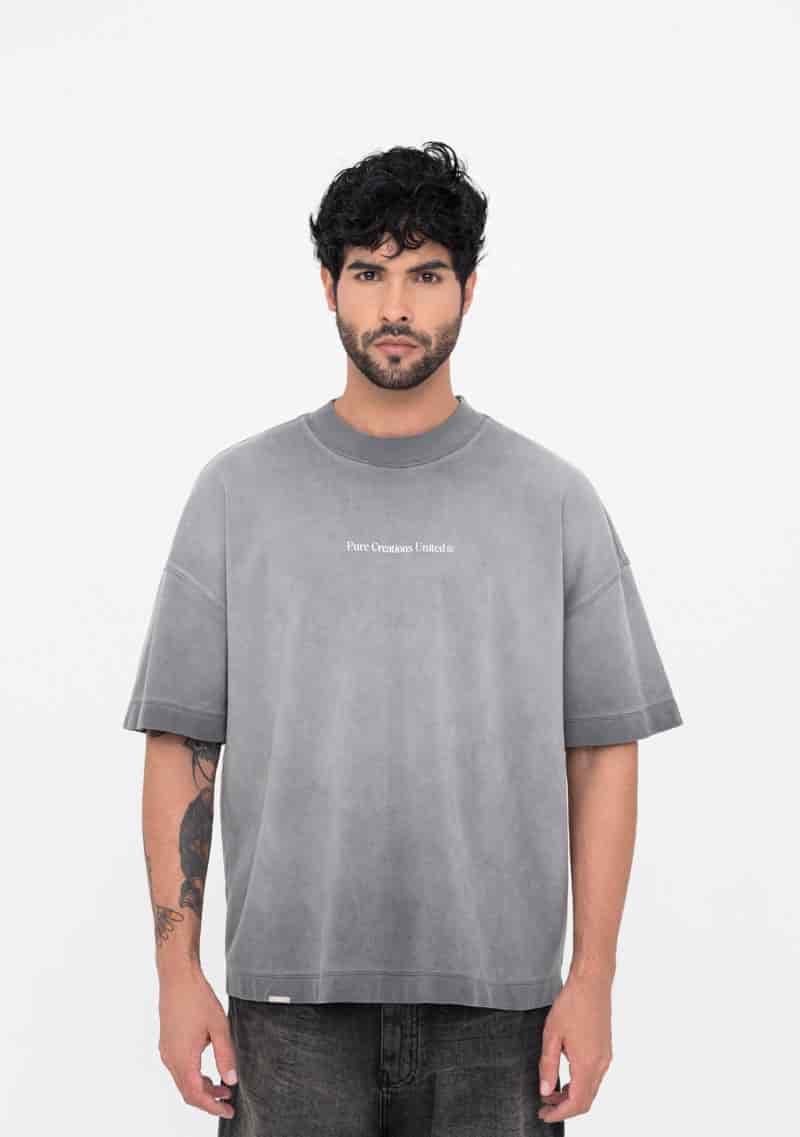Áurea grey washed t-shirt - miniatura 2