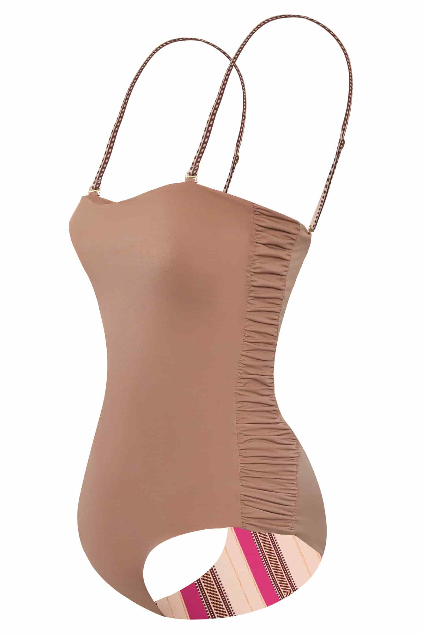 Las Balsas One Piece / Ethnic Pink Stripes - miniatura 6