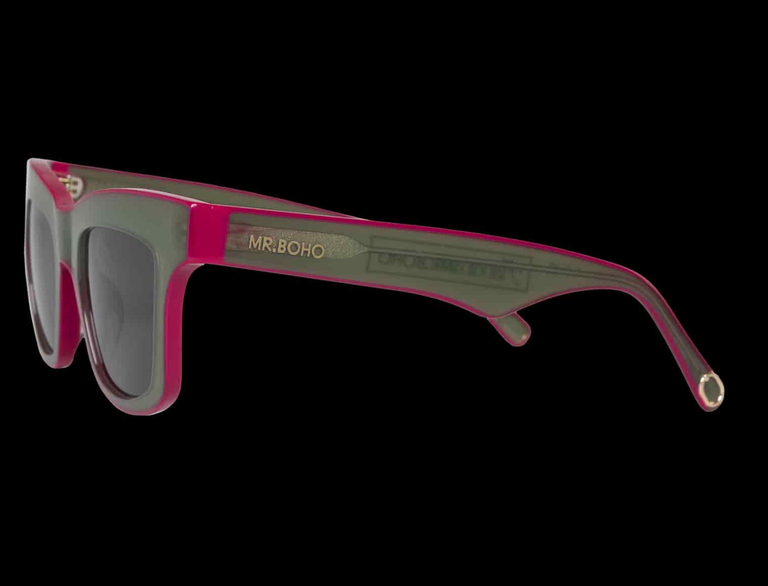 FLABELUS BY MR BOHO BOLD OLIVE MONTAUK WITH CLASSICAL LENSES - miniatura 2