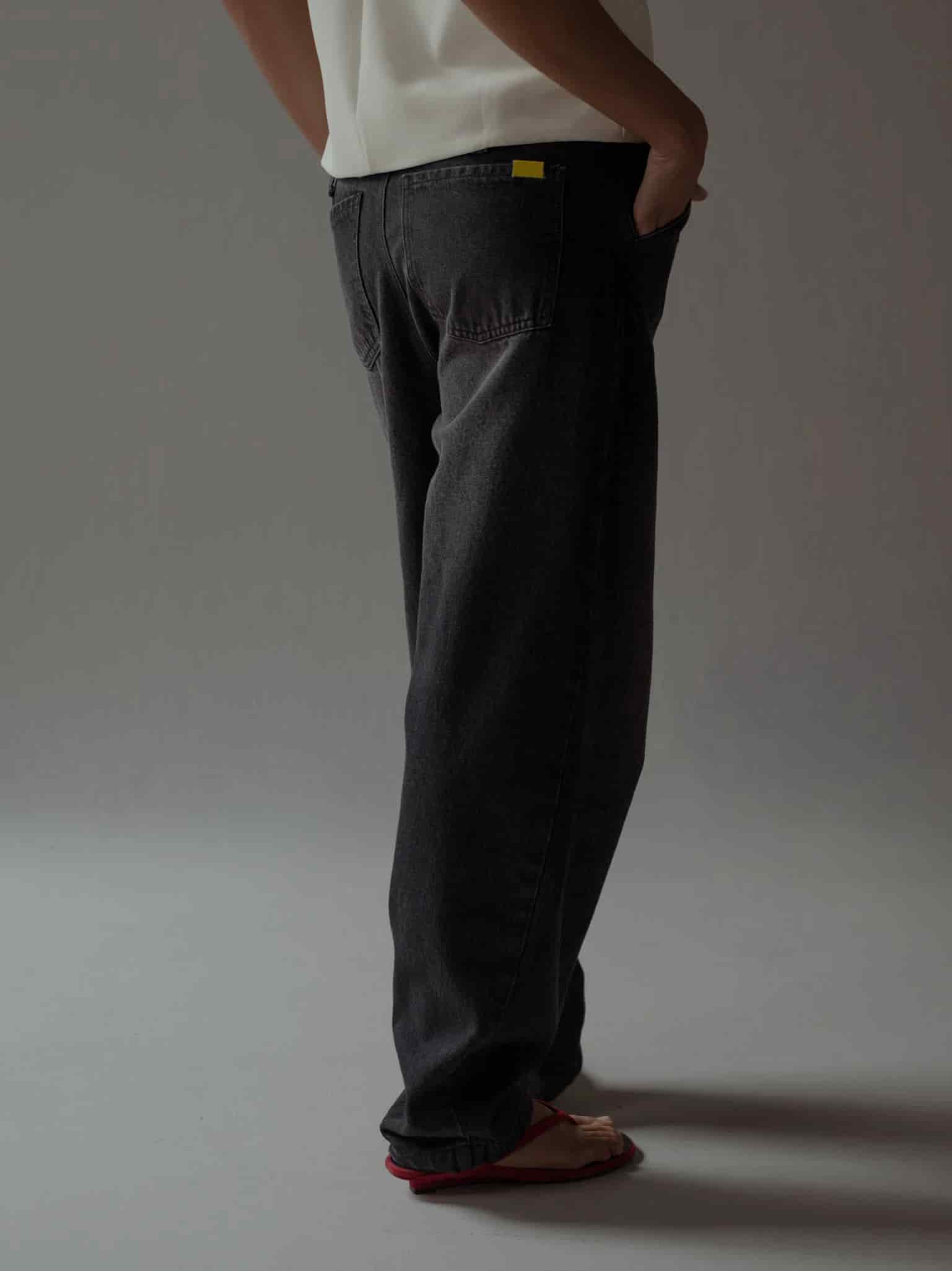 SARTORIAL BARREL JEAN - BLACK PEPPER - miniatura 7