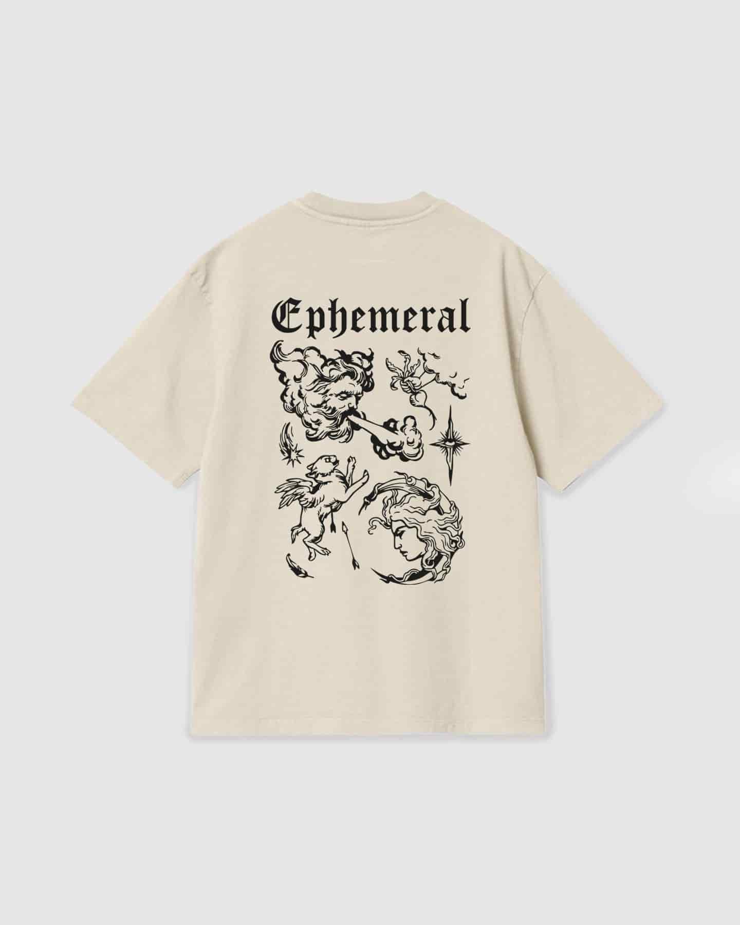 Oversized T Shirt Ephemeral Vanilla - miniatura 1