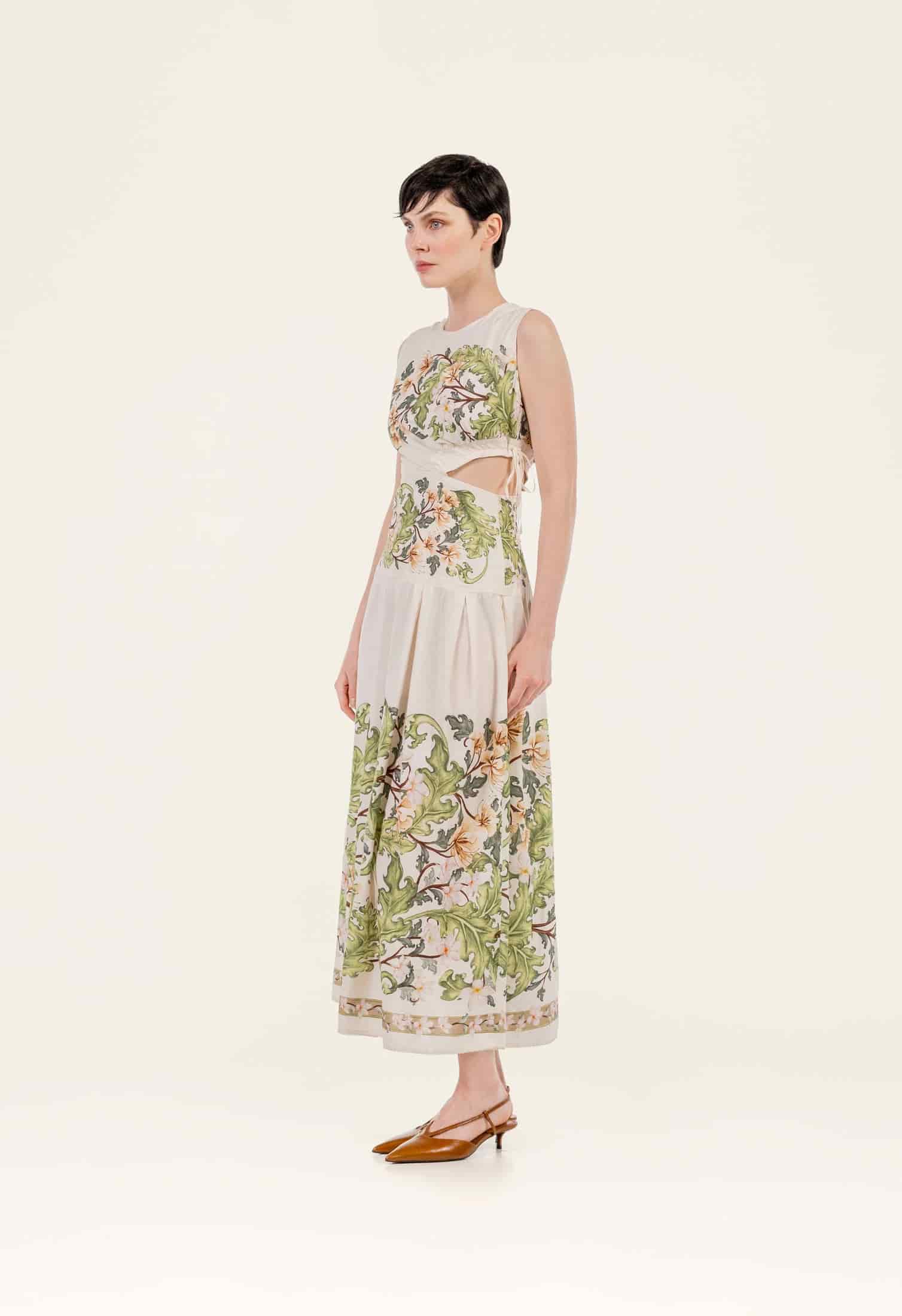 Otoño Anhelo Midi Dress - miniatura 4