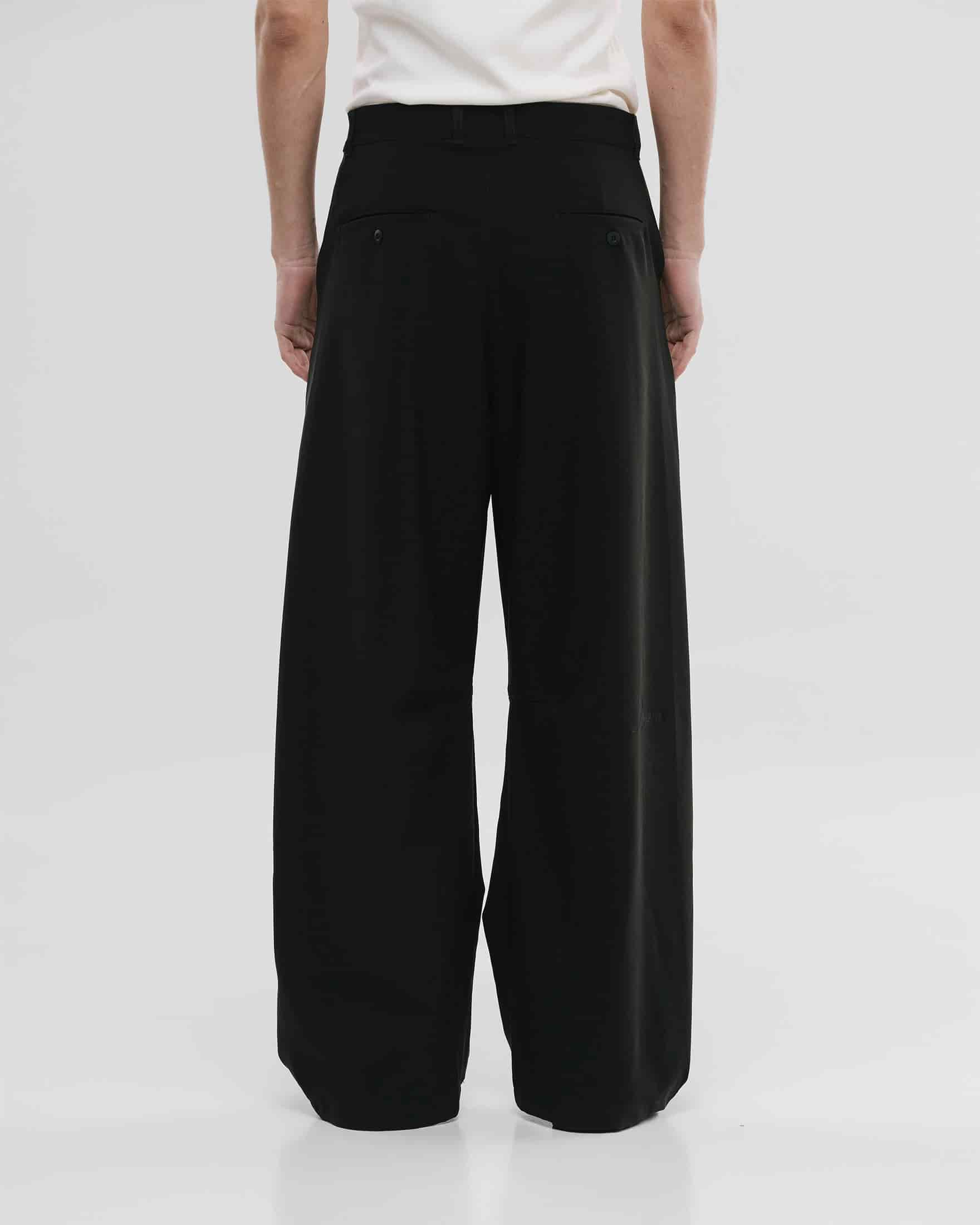 Barrel Fit Trousers - Negro - miniatura 6