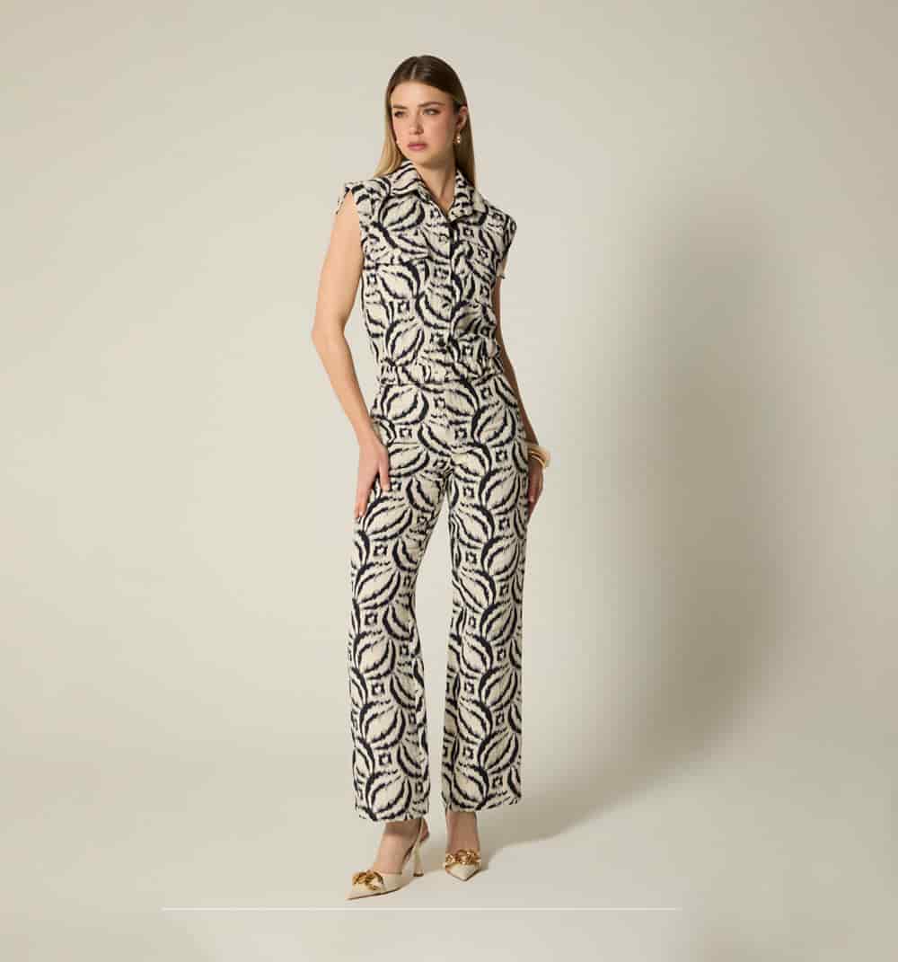 Pantalon tiro alto recto - miniatura 2