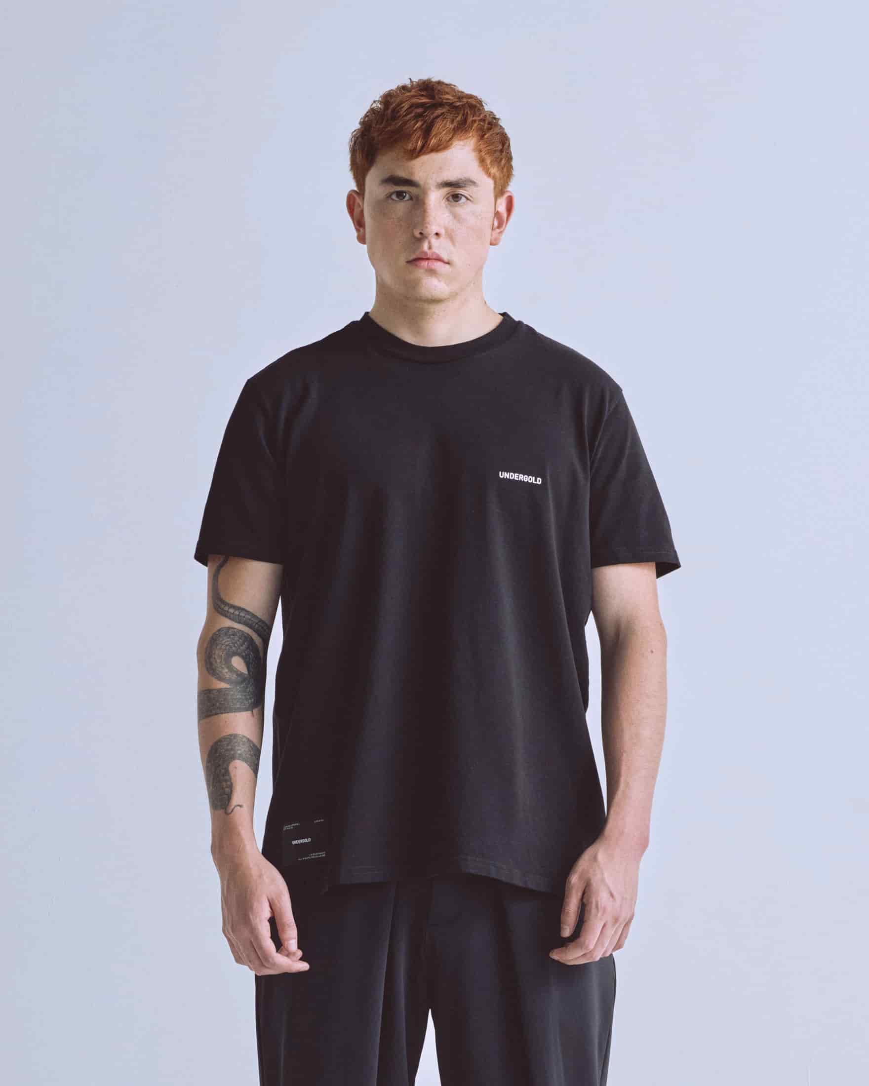 Basics Tiny Logo Regular Fit T-shirt Black - miniatura 2