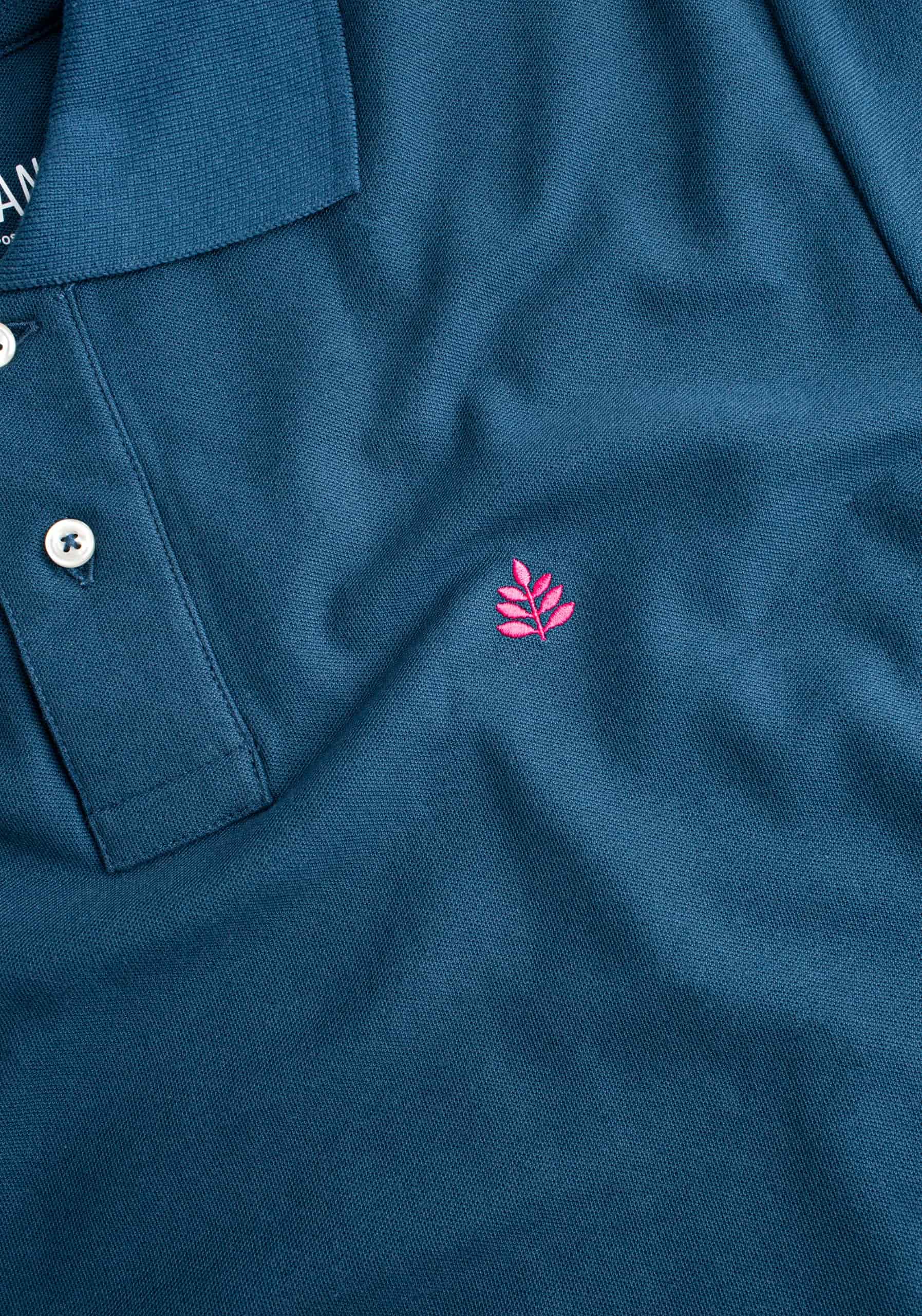 Camiseta Polo H L-Fuc Azul Petroleo - miniatura 7