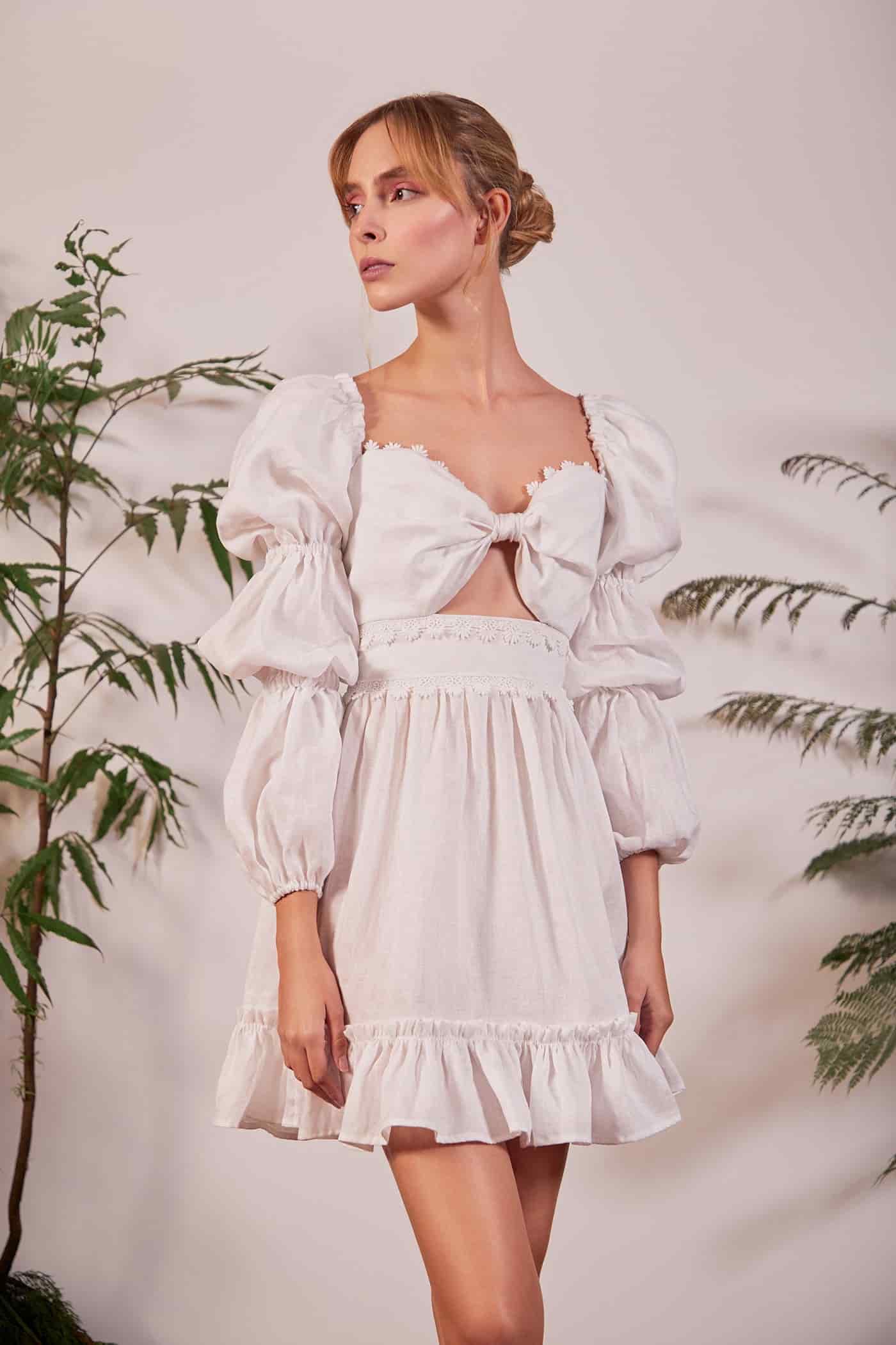 Caléndula Mini White Dress - miniatura 2