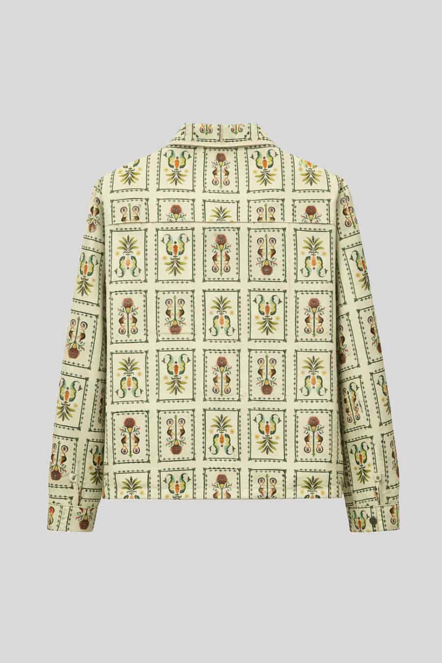 Men's overshirt linen silvan light green - miniatura 2
