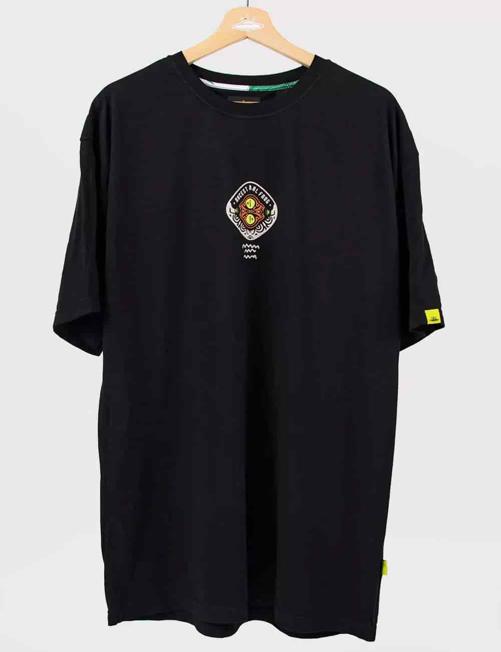 Camiseta Oversize Ancestral Frog negro Hombre - miniatura 6