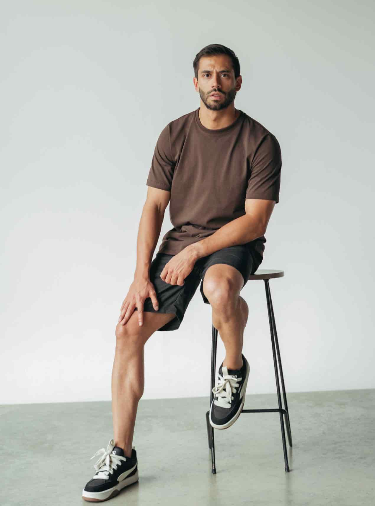 Camiseta Hombre Regular Fit - Brown - miniatura 5