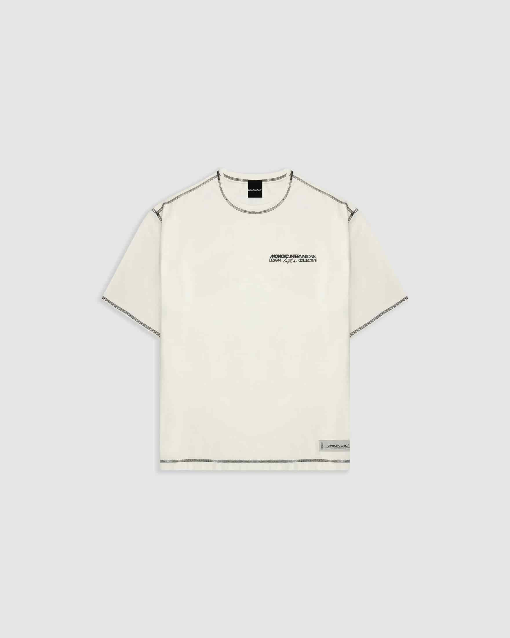 Camiseta Boxy Fit Design Collective - Off White - miniatura 1