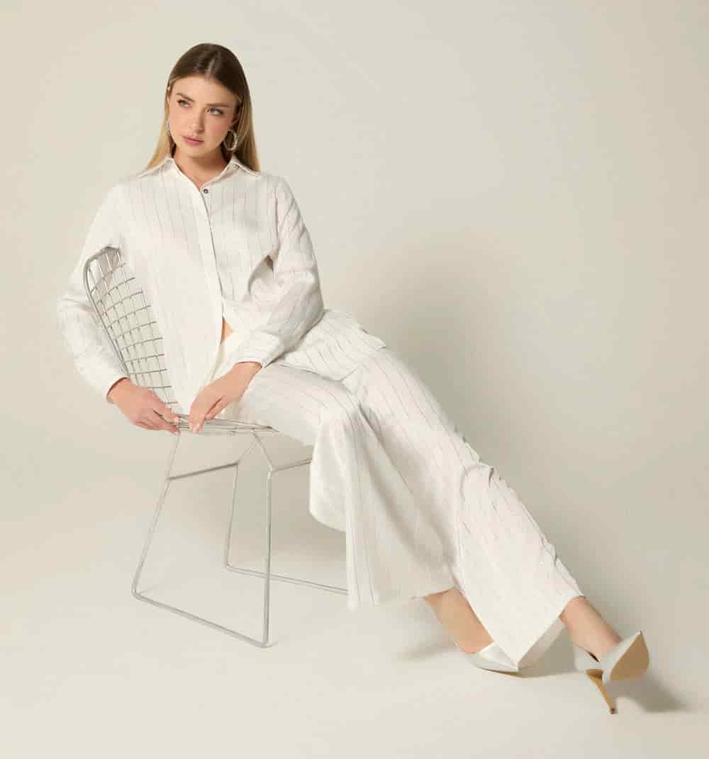 Pantalon tipopalazo con hot fix - miniatura 1