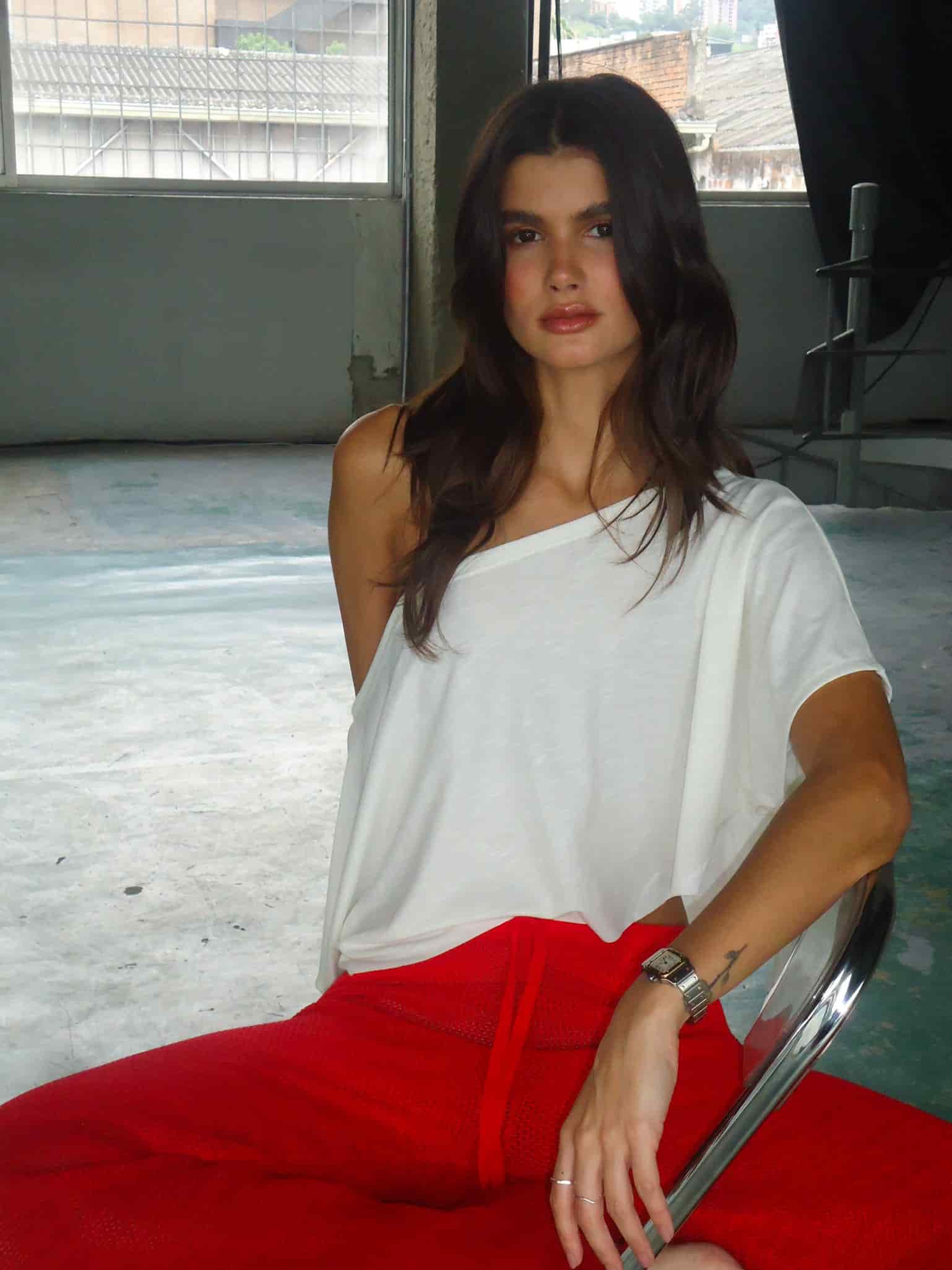 CLASSIC KNIT PANT - ROBUST RED - miniatura 6