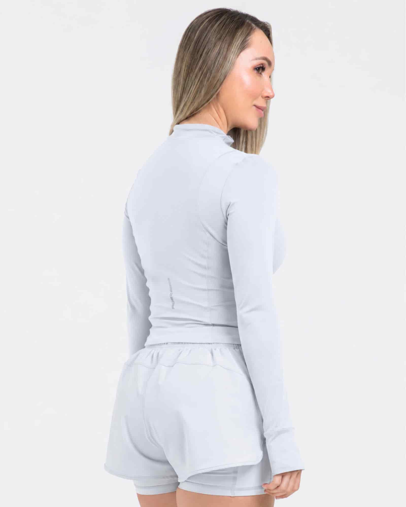 Chaqueta sculpt edge gris cloud outdoor FIBER - miniatura 3