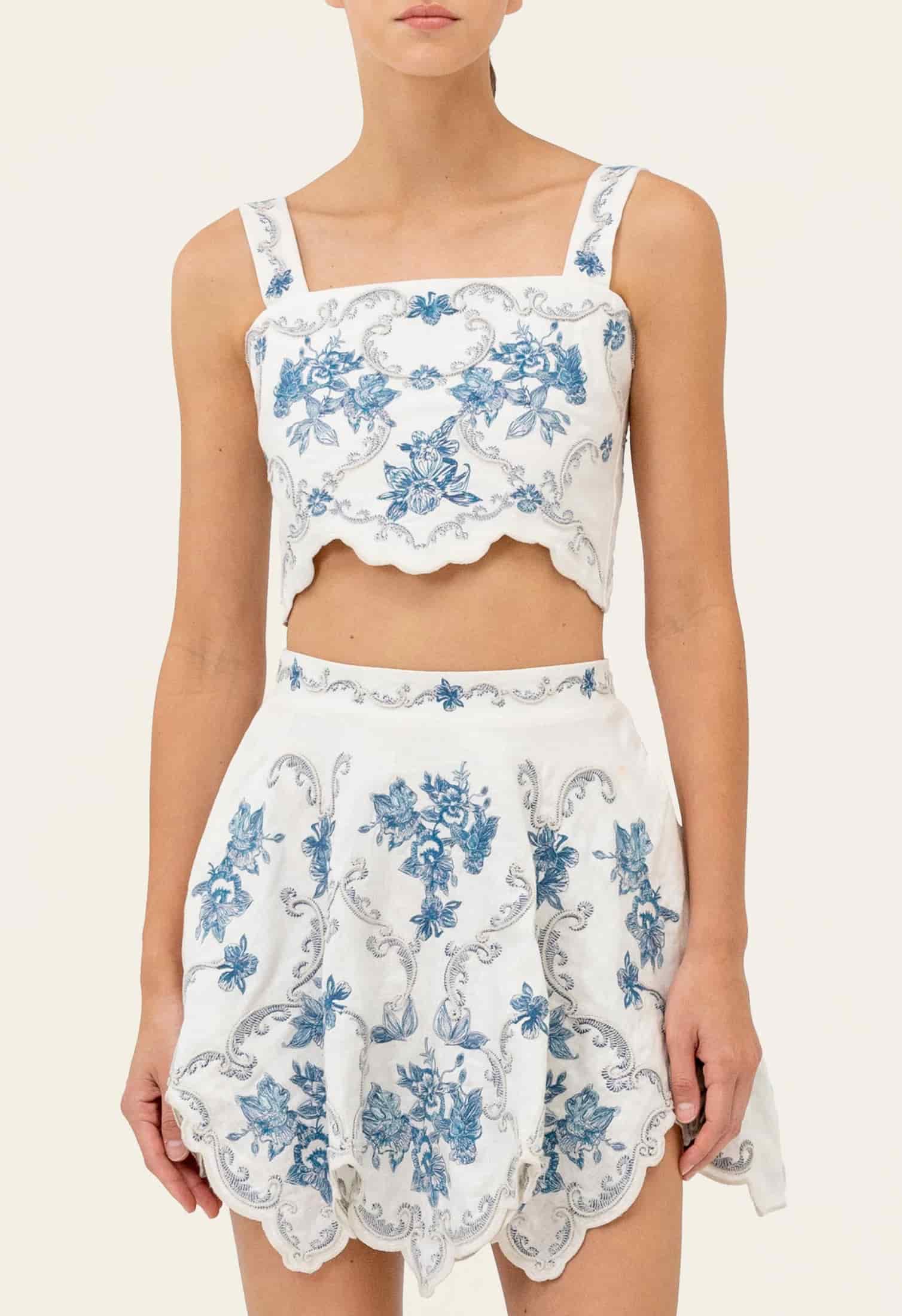 Retrato Gloriosa Mini Skirt - miniatura 4