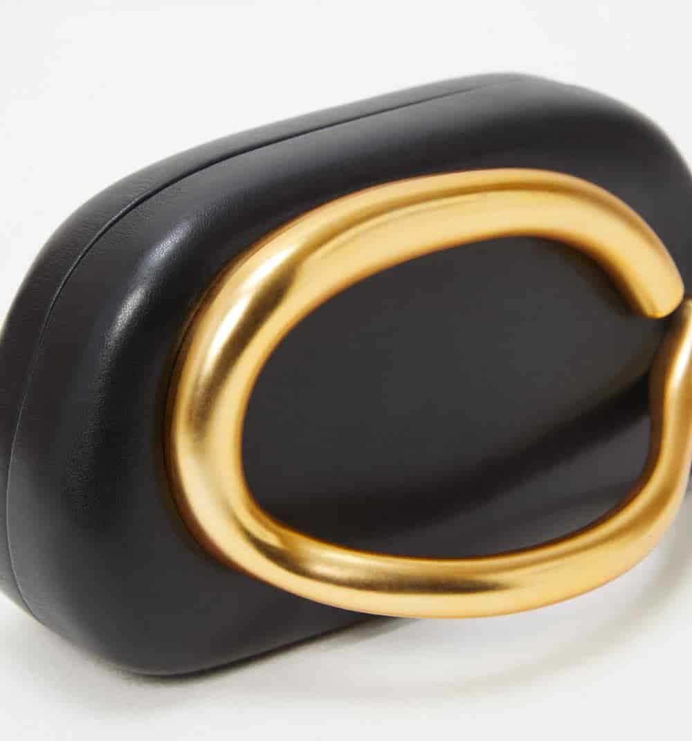 Clutch con adorno dorado - miniatura 2
