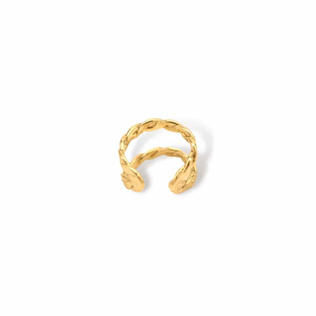 Earcuff entorchado estrecho - miniatura 3