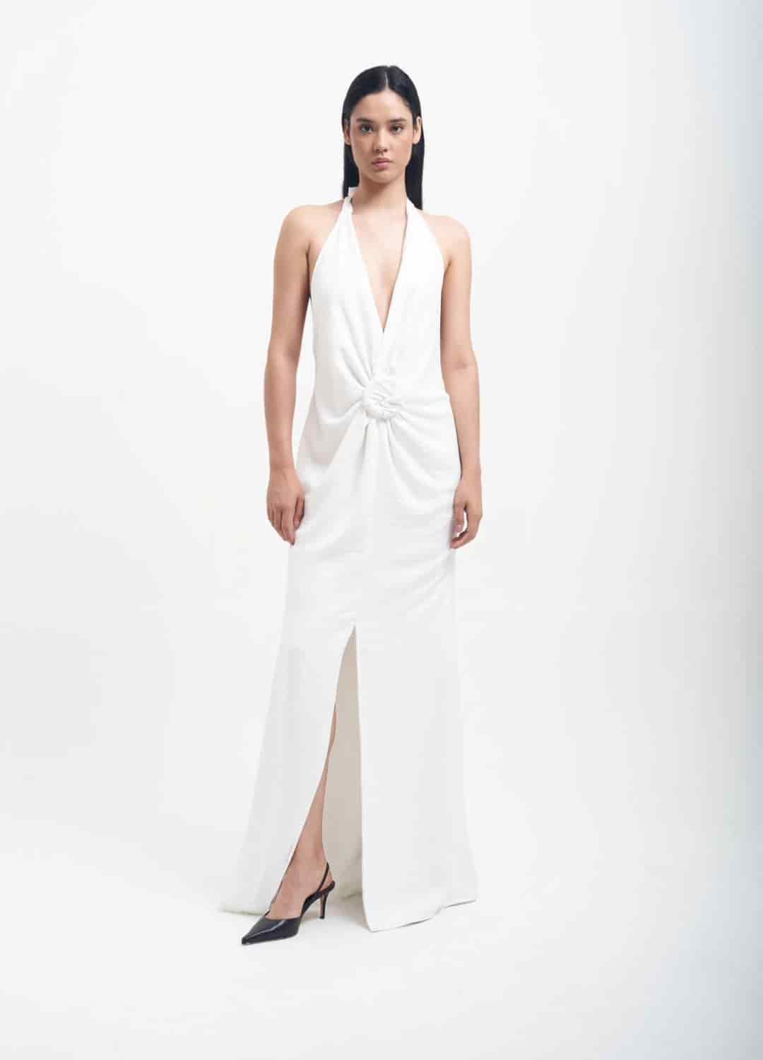 Vestido Teresa Blanco - miniatura 1