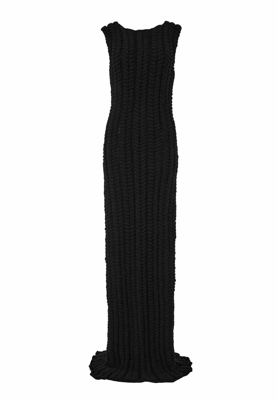 WOVEN BRAIDED DRESS - miniatura 2