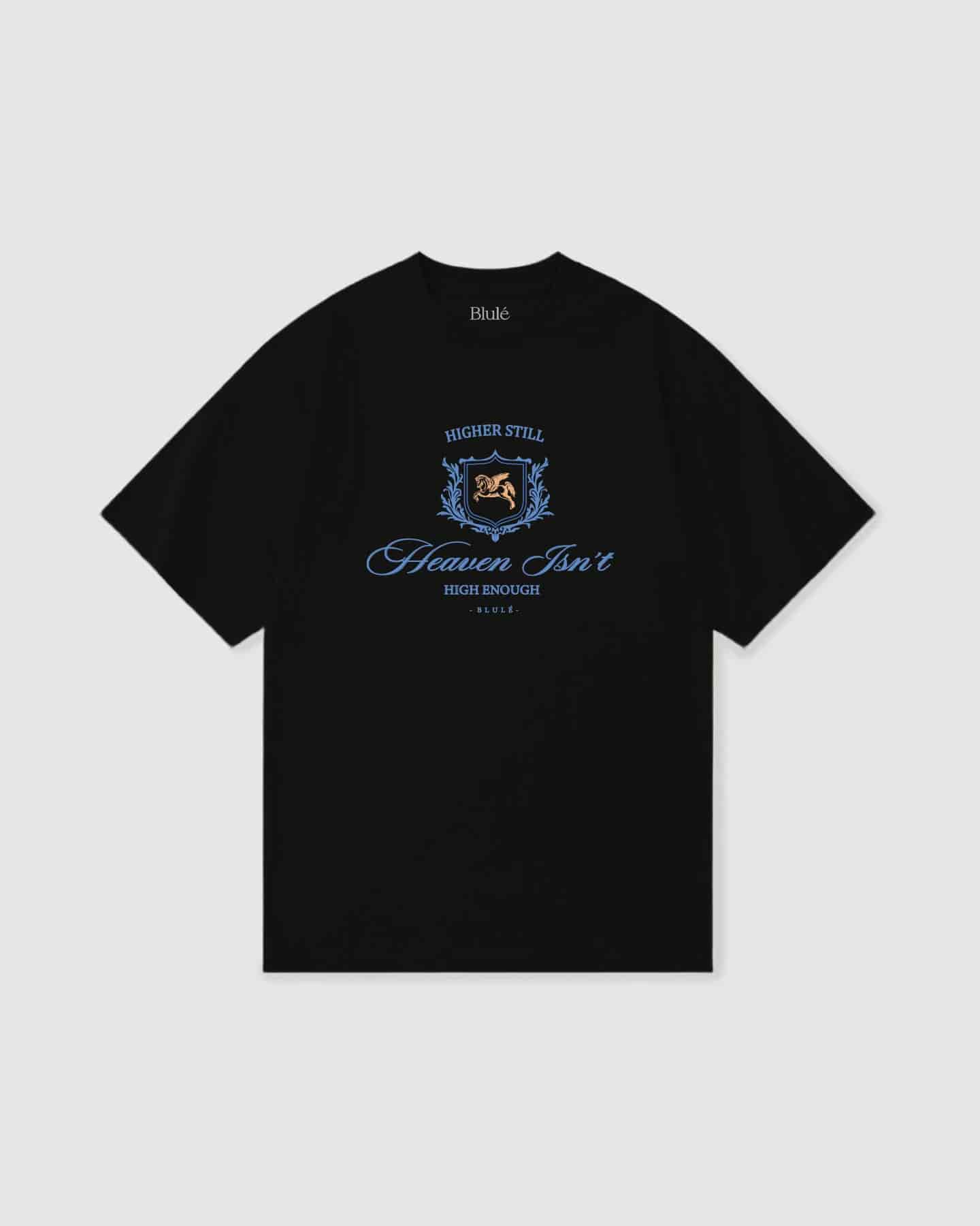 Oversized T Shirt Higher Still Black - miniatura 1