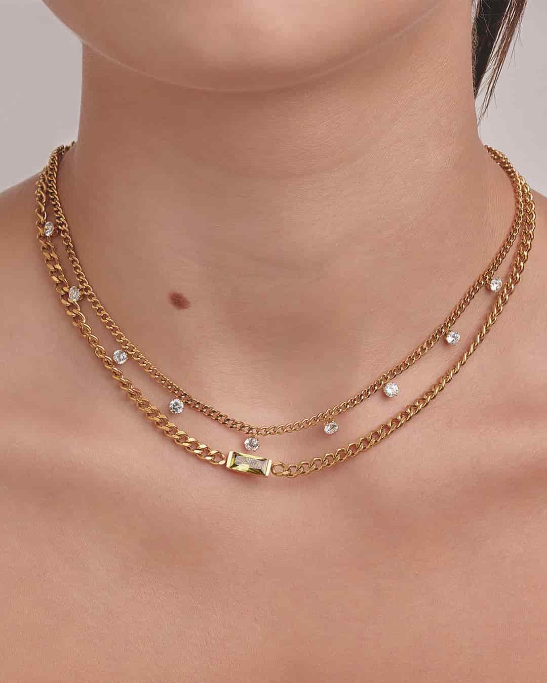 Collar Eslabones Olivine - miniatura 3