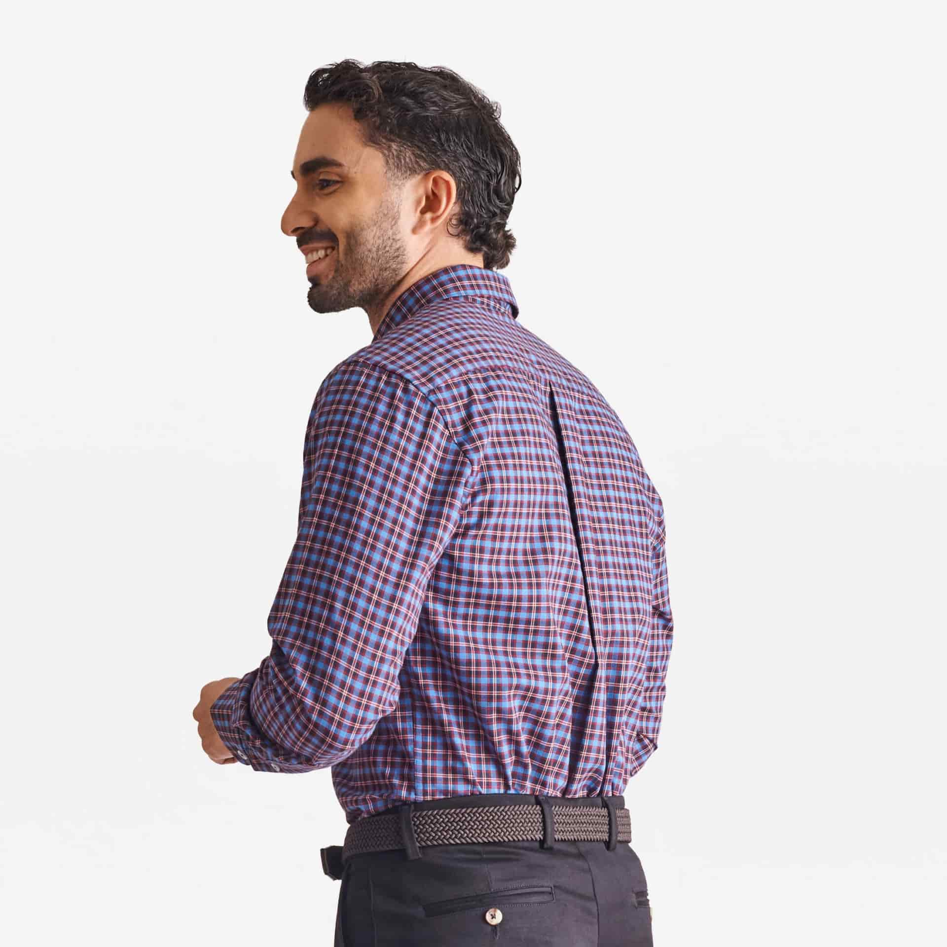 Camisa regular fit a cuadros - miniatura 2
