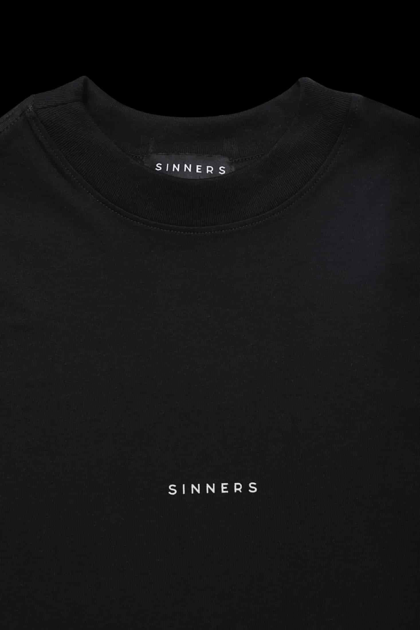 CENTER LOGO BLACK T-SHIRT - miniatura 3