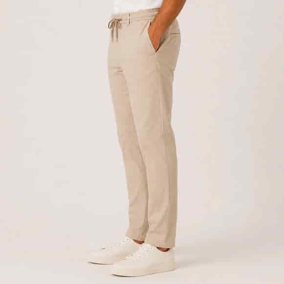 PANTALON RESORTADO 100% POLIESTER HOMBRE - miniatura 6