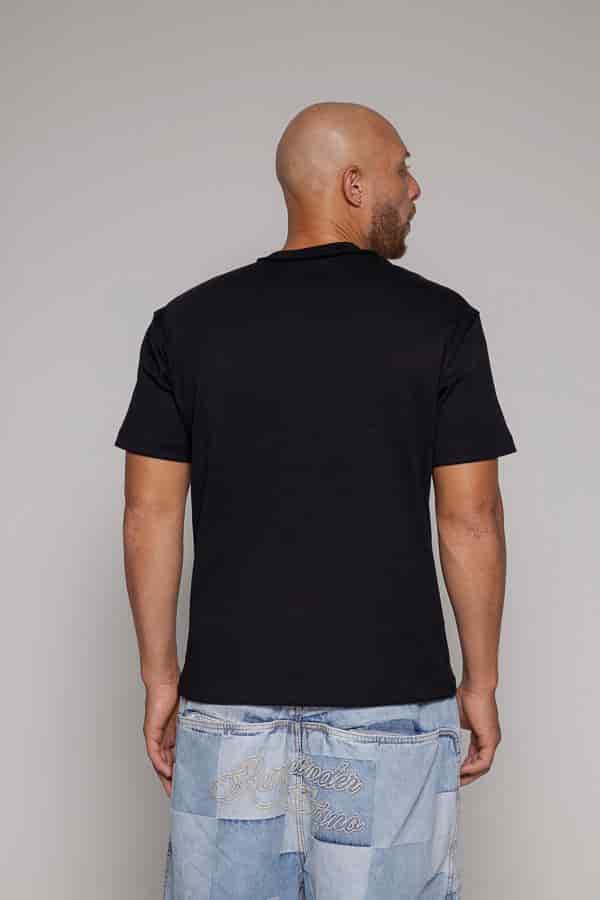 Camiseta Remainder Rib-Negra - miniatura 2