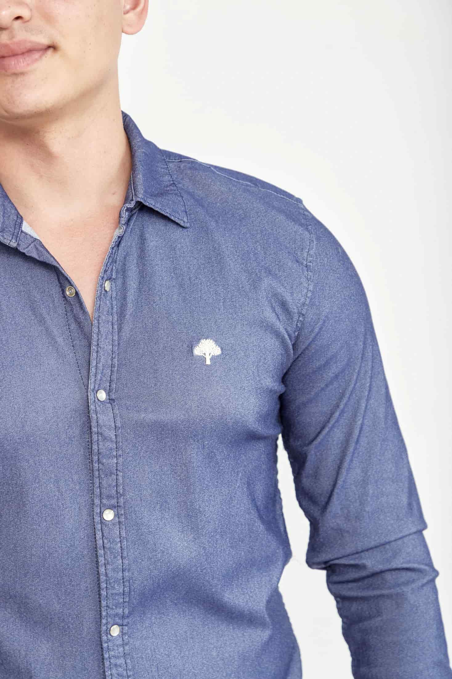 Camisa Clasica Denim - miniatura 2