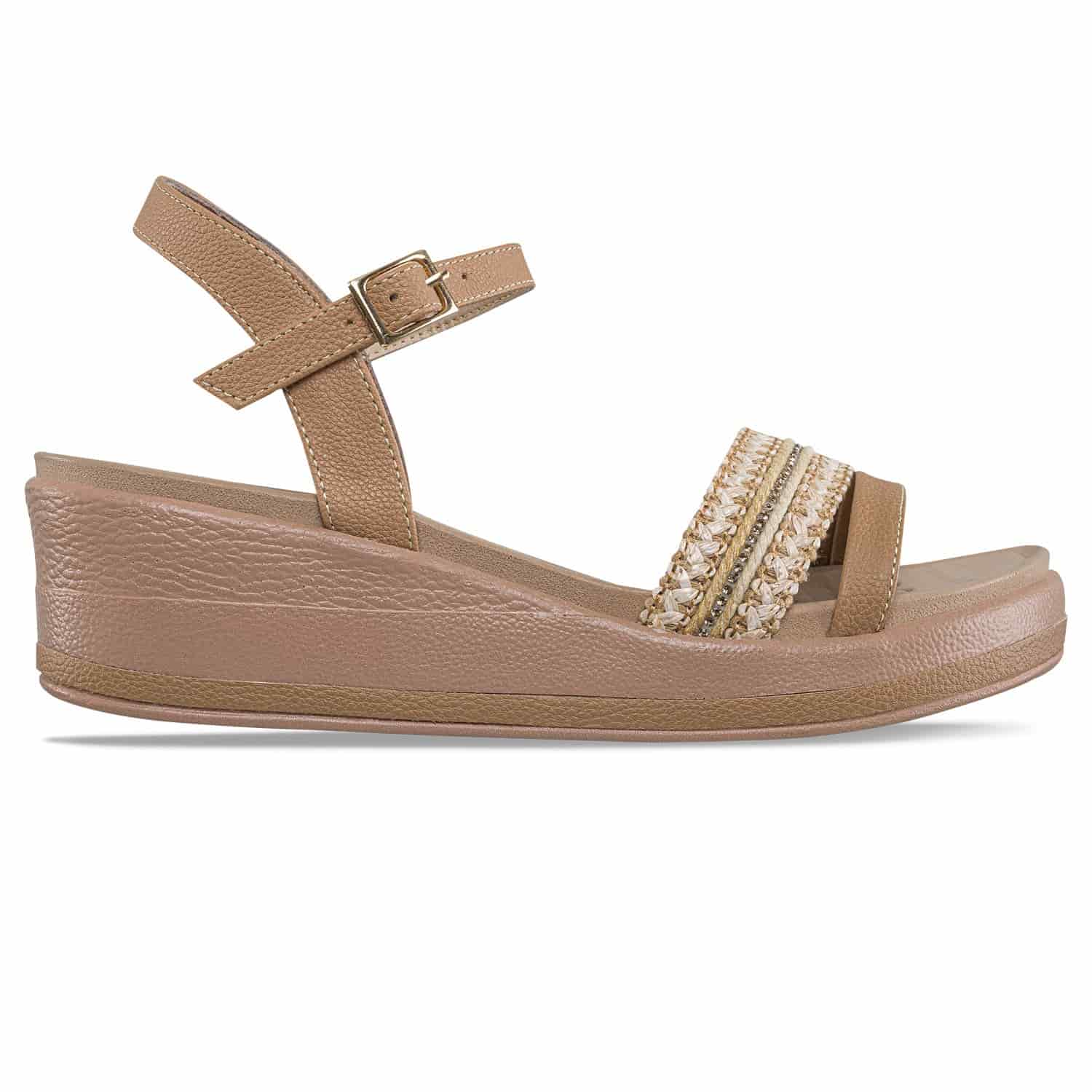 Sandalias Casuales Rosana Negro Croydon para Mujer - miniatura 3