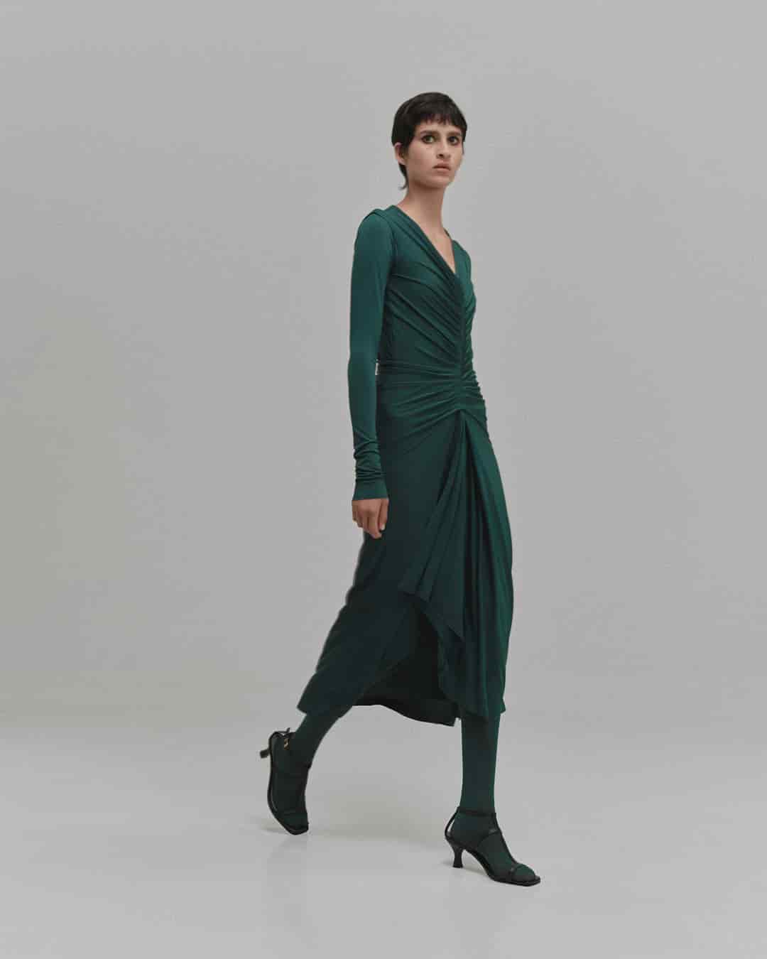 "CARDO" MIDI DRESS - miniatura 3